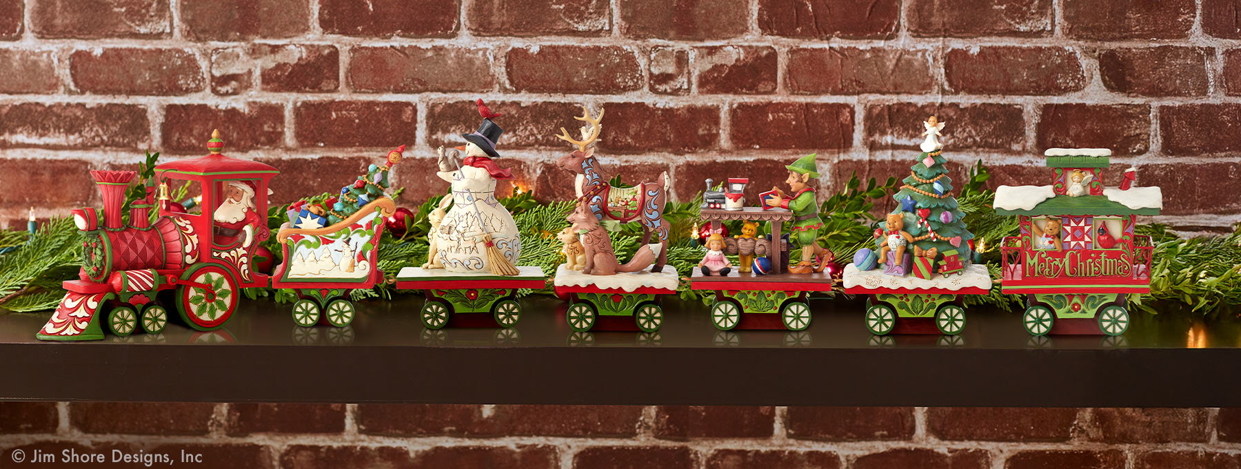 Jim Shore Heartwood Creek Christmas Train Collection