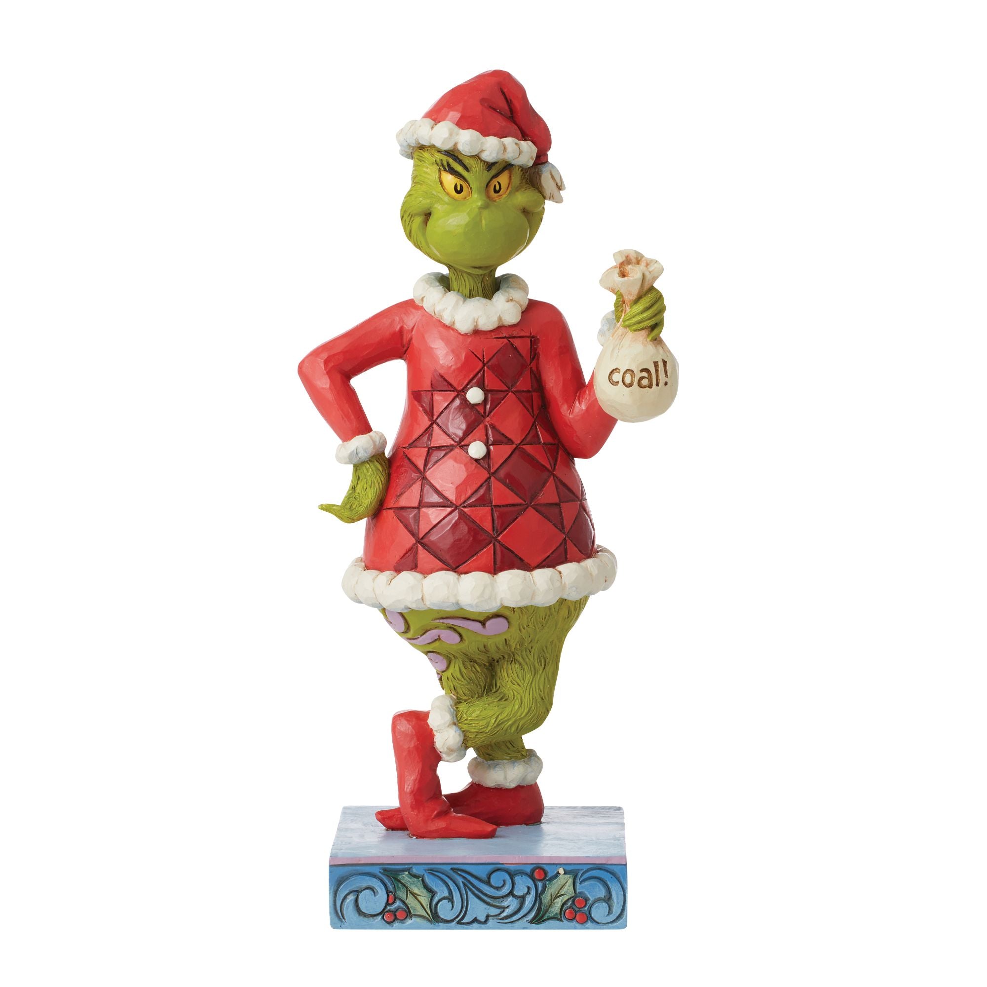 Grinch with Bag of Coal – Jim Shore