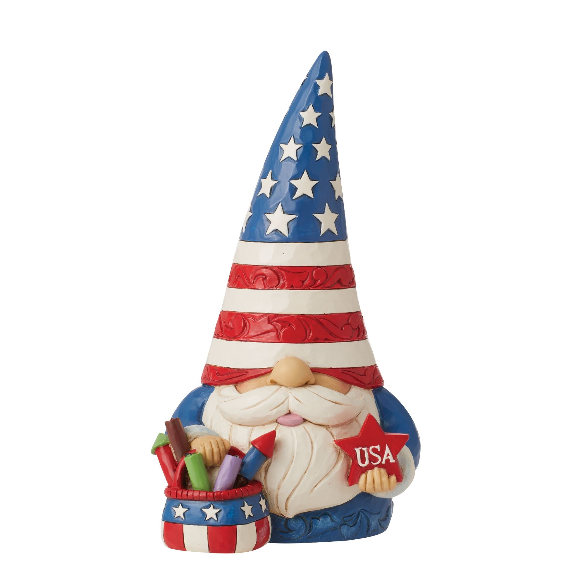 Patriotic Gnome Fireworks Fig – Jim Shore