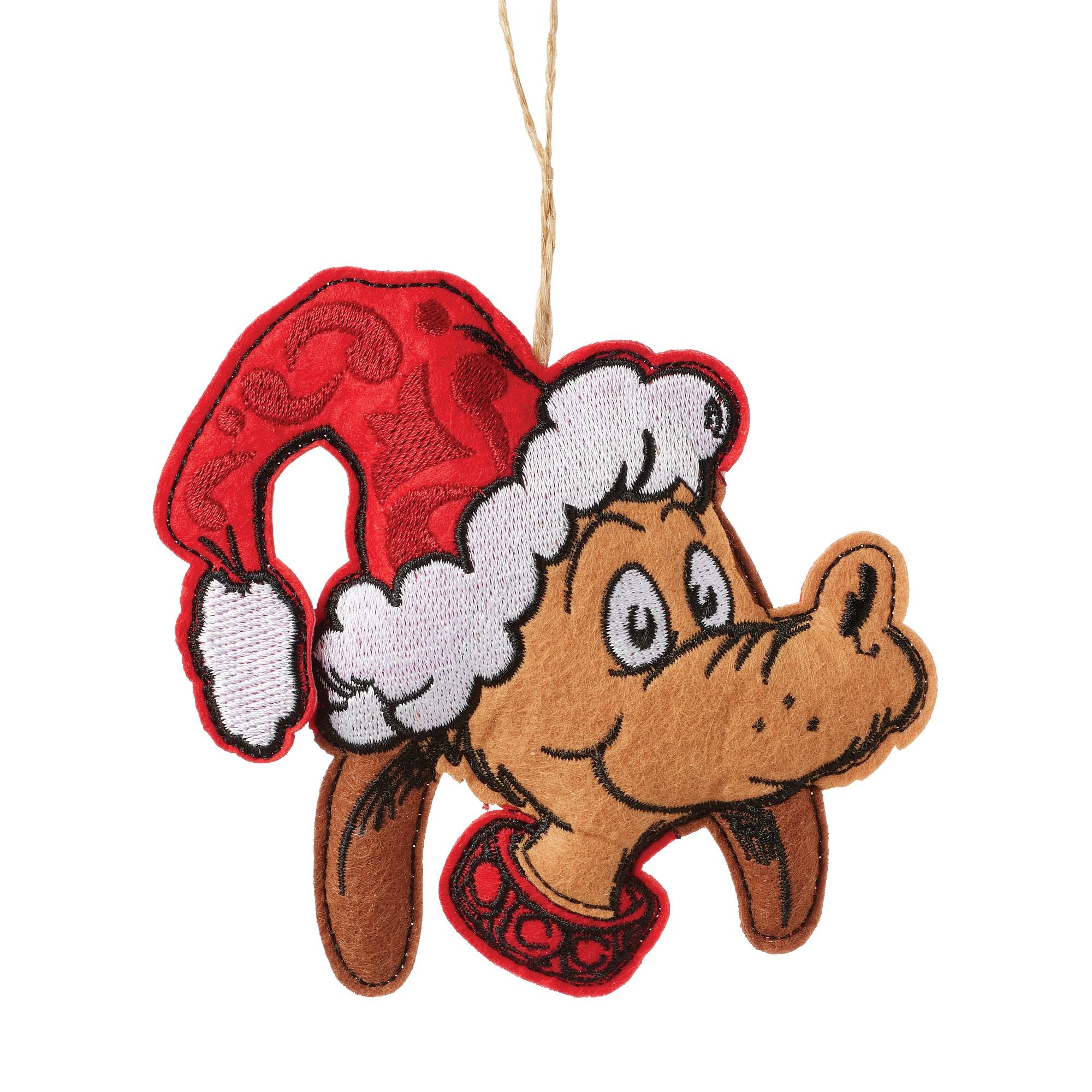 Felt Max in Santa Hat Ornament – Jim Shore
