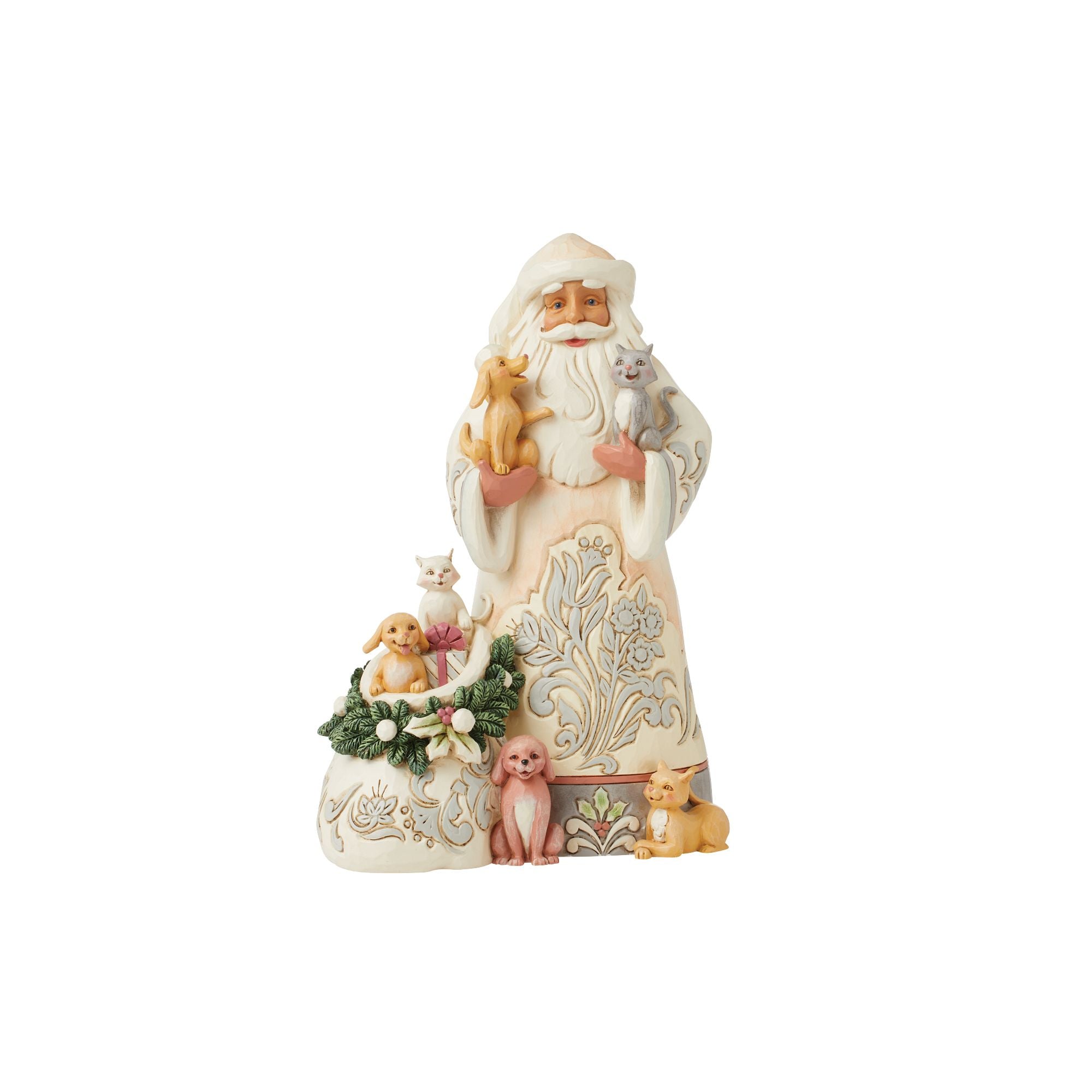 Wdlnd Santa with Pets Fig – Jim Shore