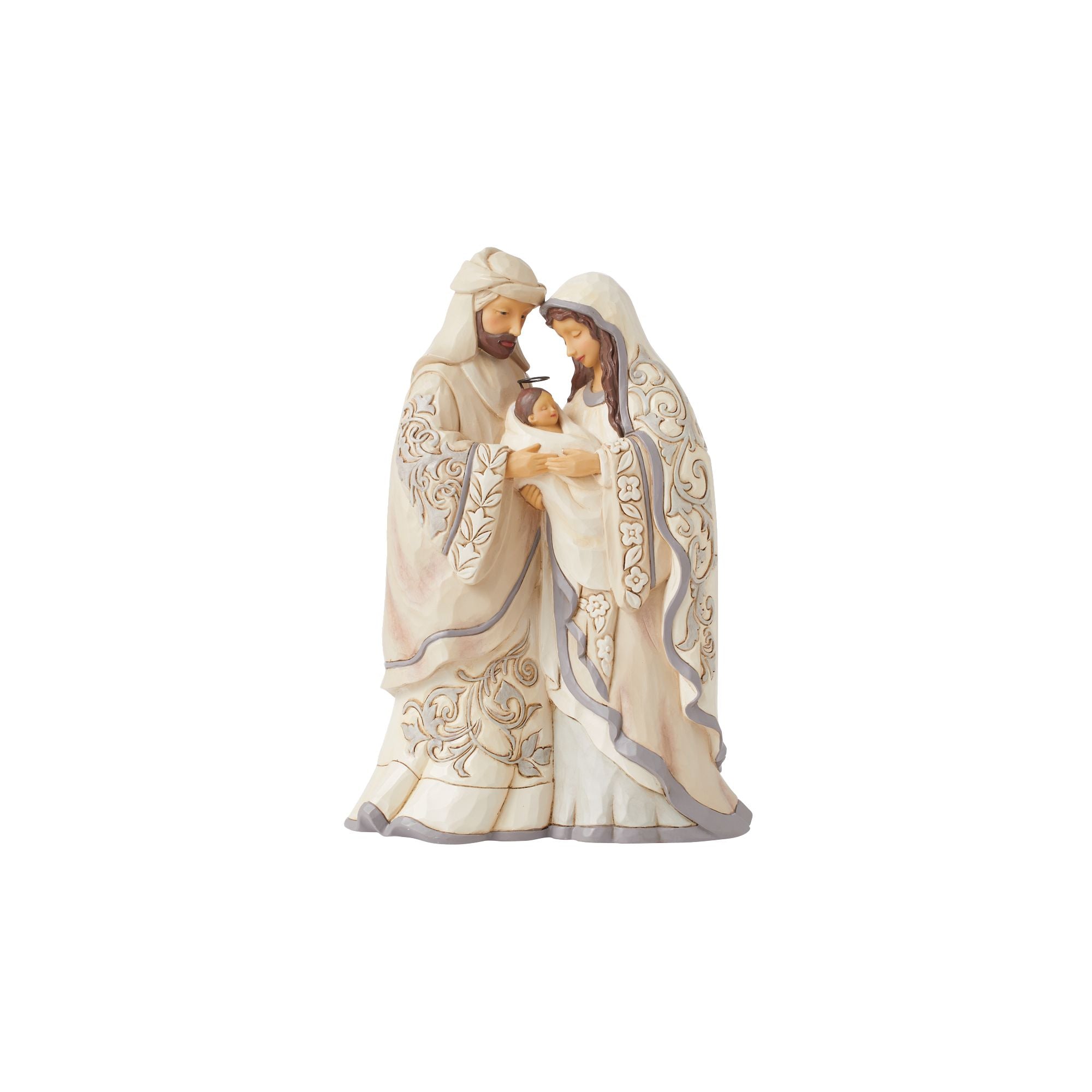 ローズマリーウェスト　トールペイント白木セット　クリスマスイブの家 Woodland Holy Family – Jim Shore