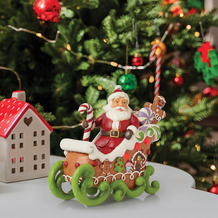 Gingerbread LED Santa Fig