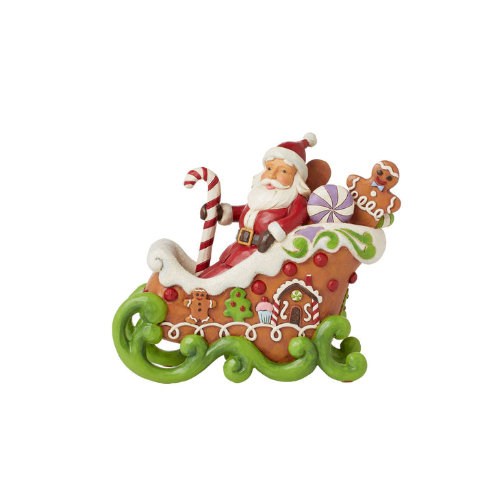 Gingerbread LED Santa Fig