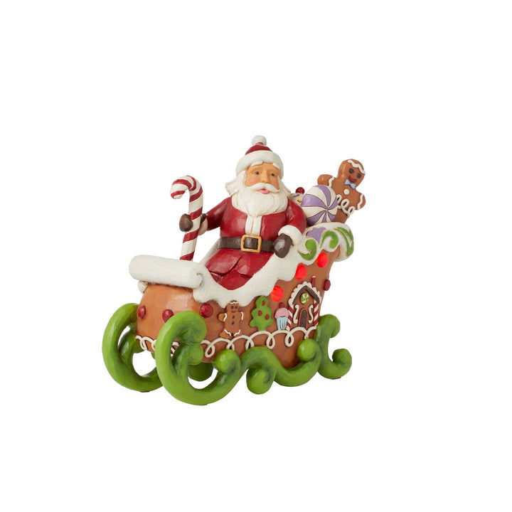 Gingerbread LED Santa Fig