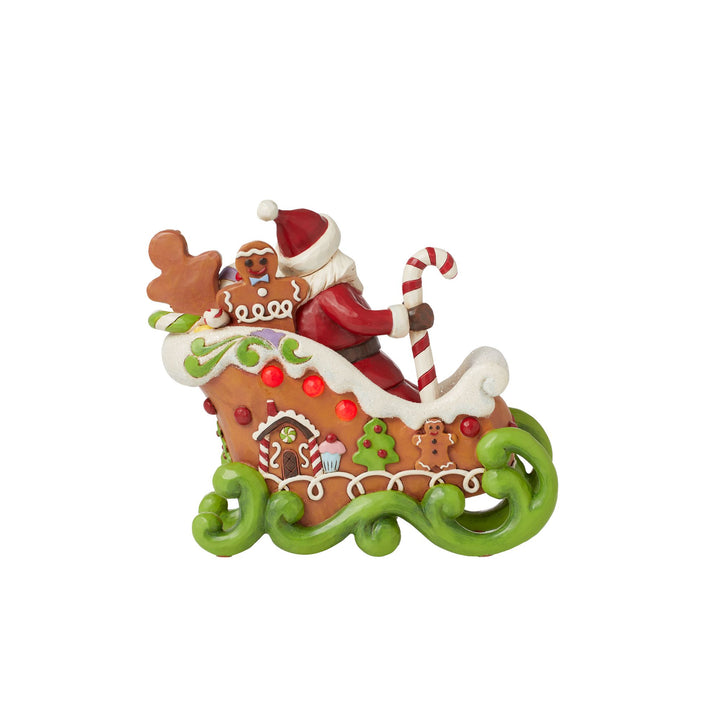 Gingerbread LED Santa Fig