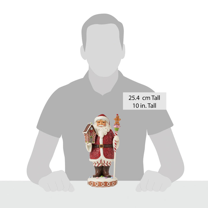 Gingerbread LED Santa Fig