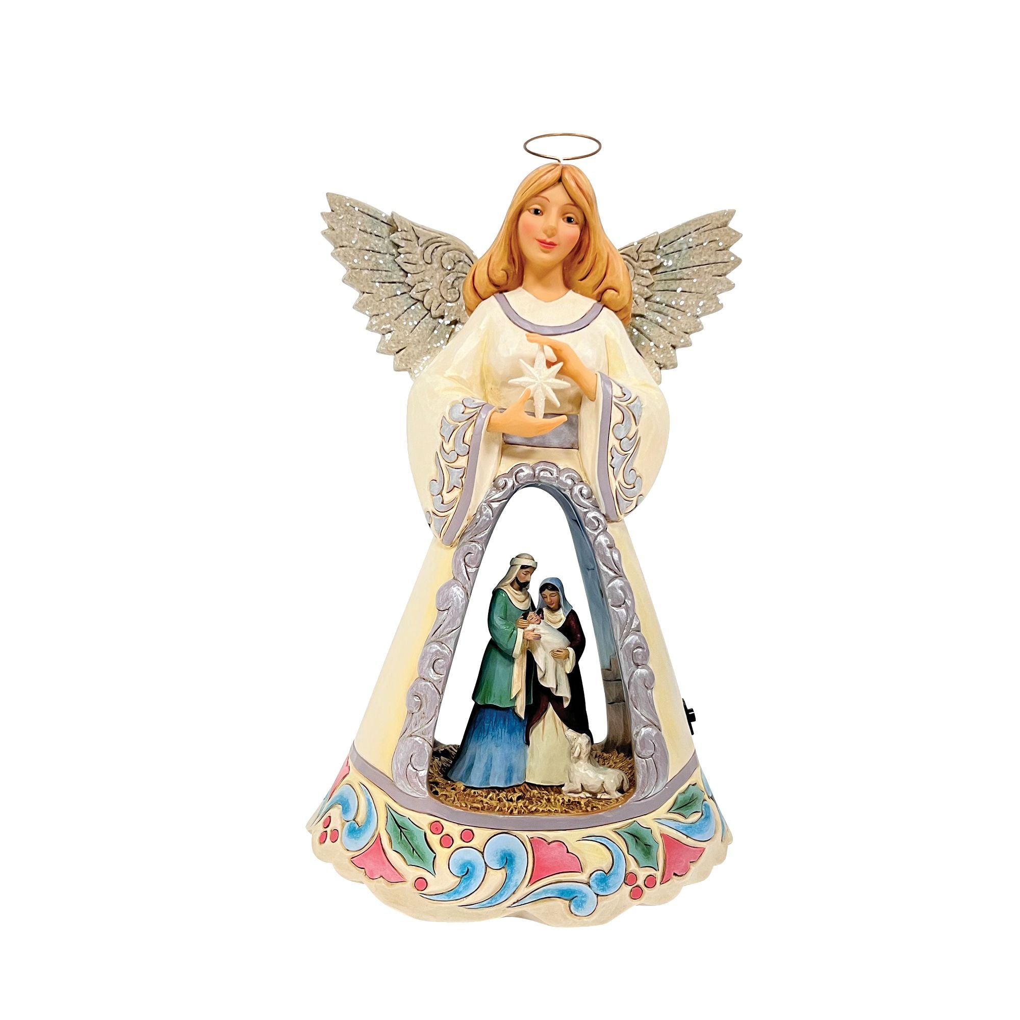 Nativity Angel LED Open Scene – Jim Shore
