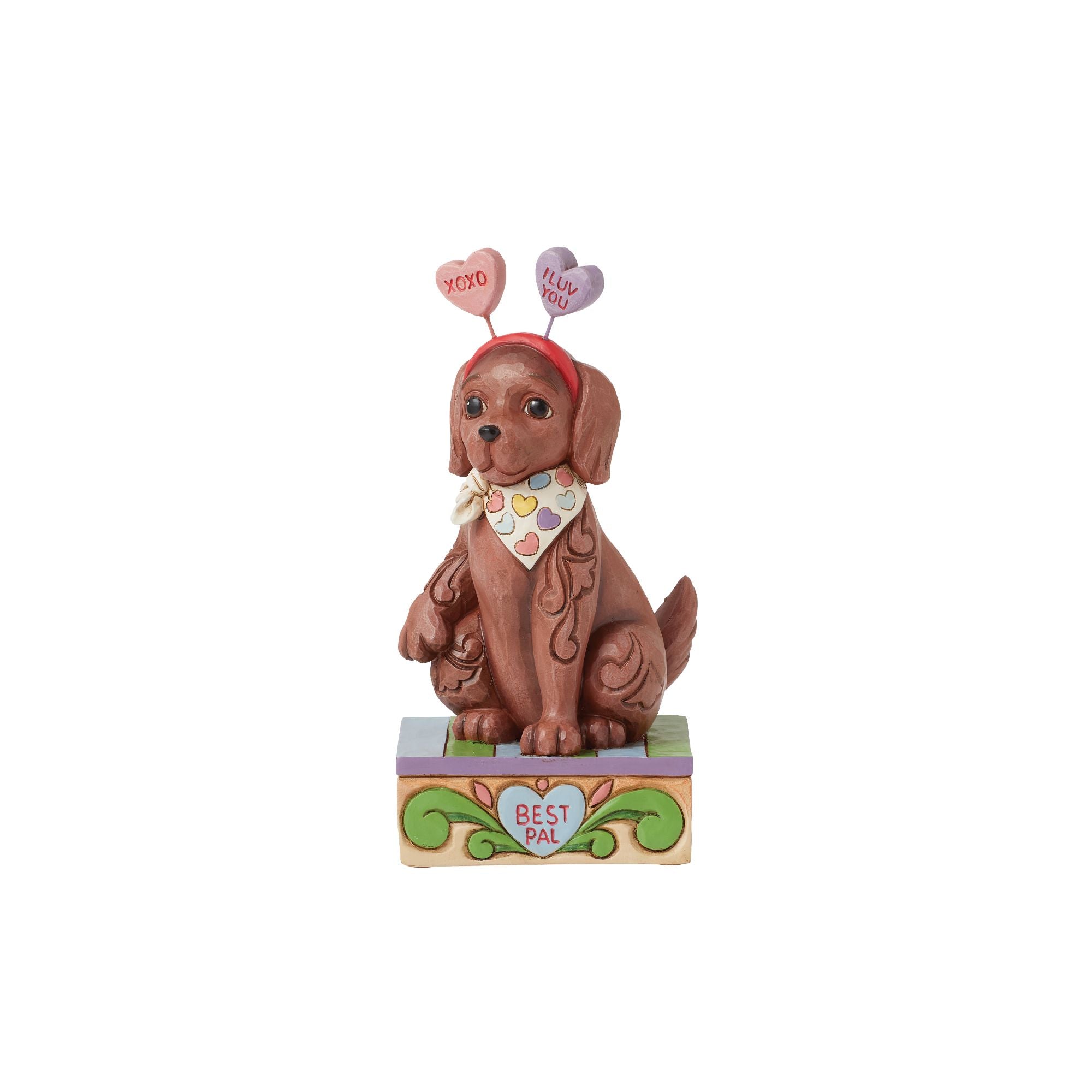 Cute Dog with Message Hearts – Jim Shore