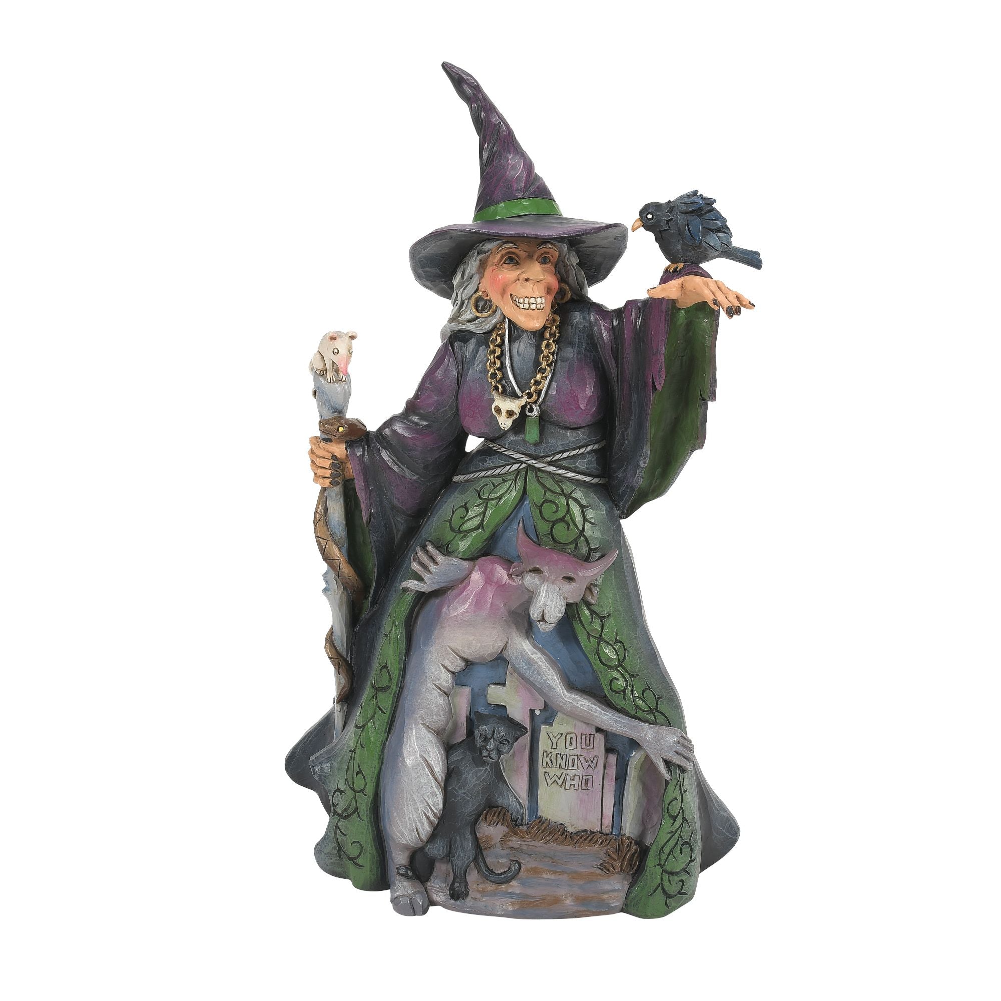 Evil Witch withGraveyard Fig – Jim Shore