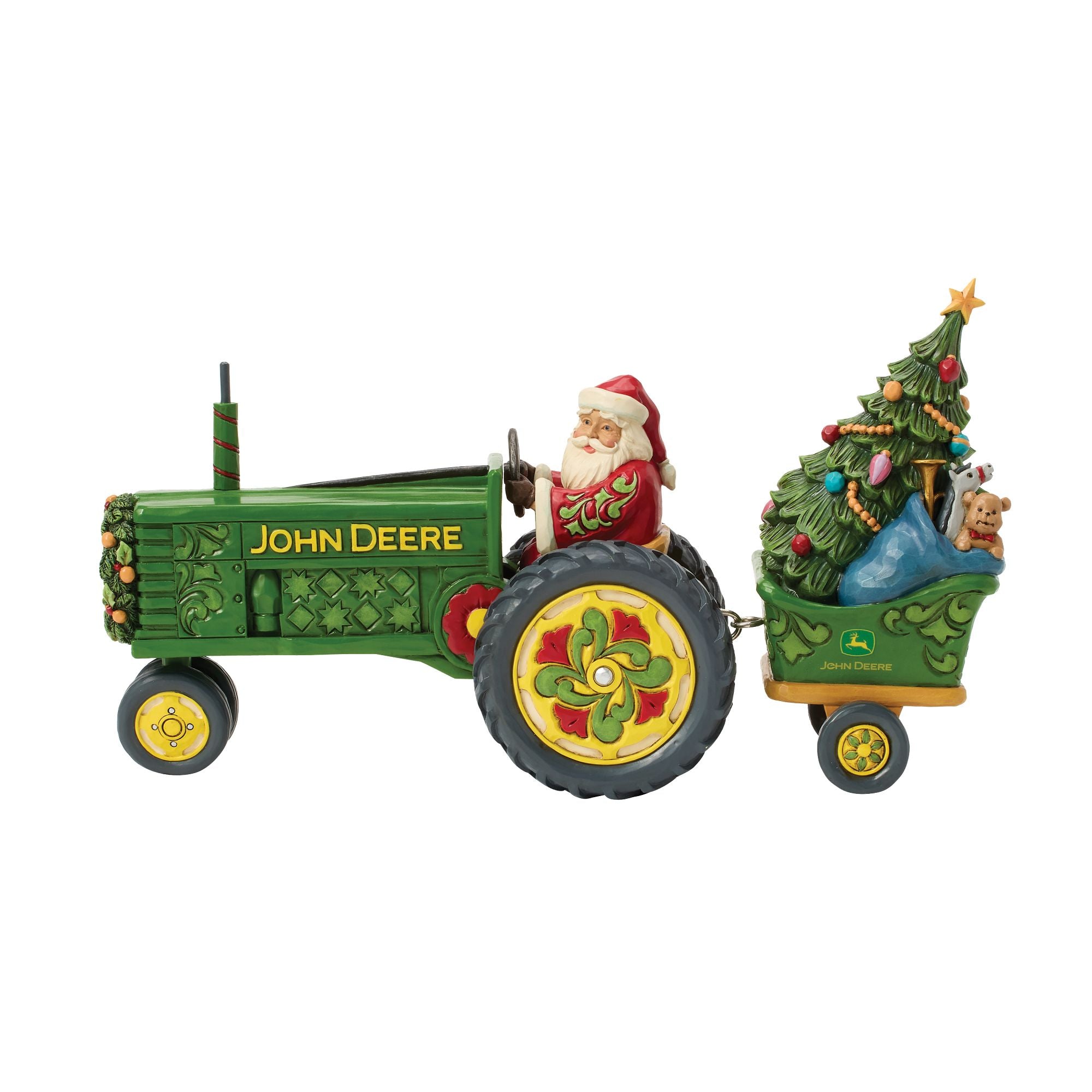 Santa on Tractor withToys – Jim Shore