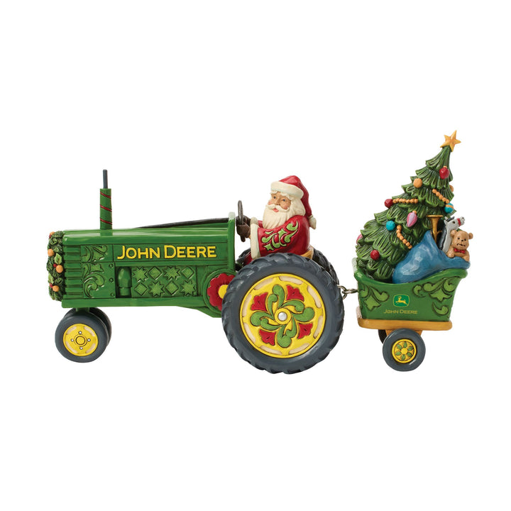 Santa on Tractor withToys