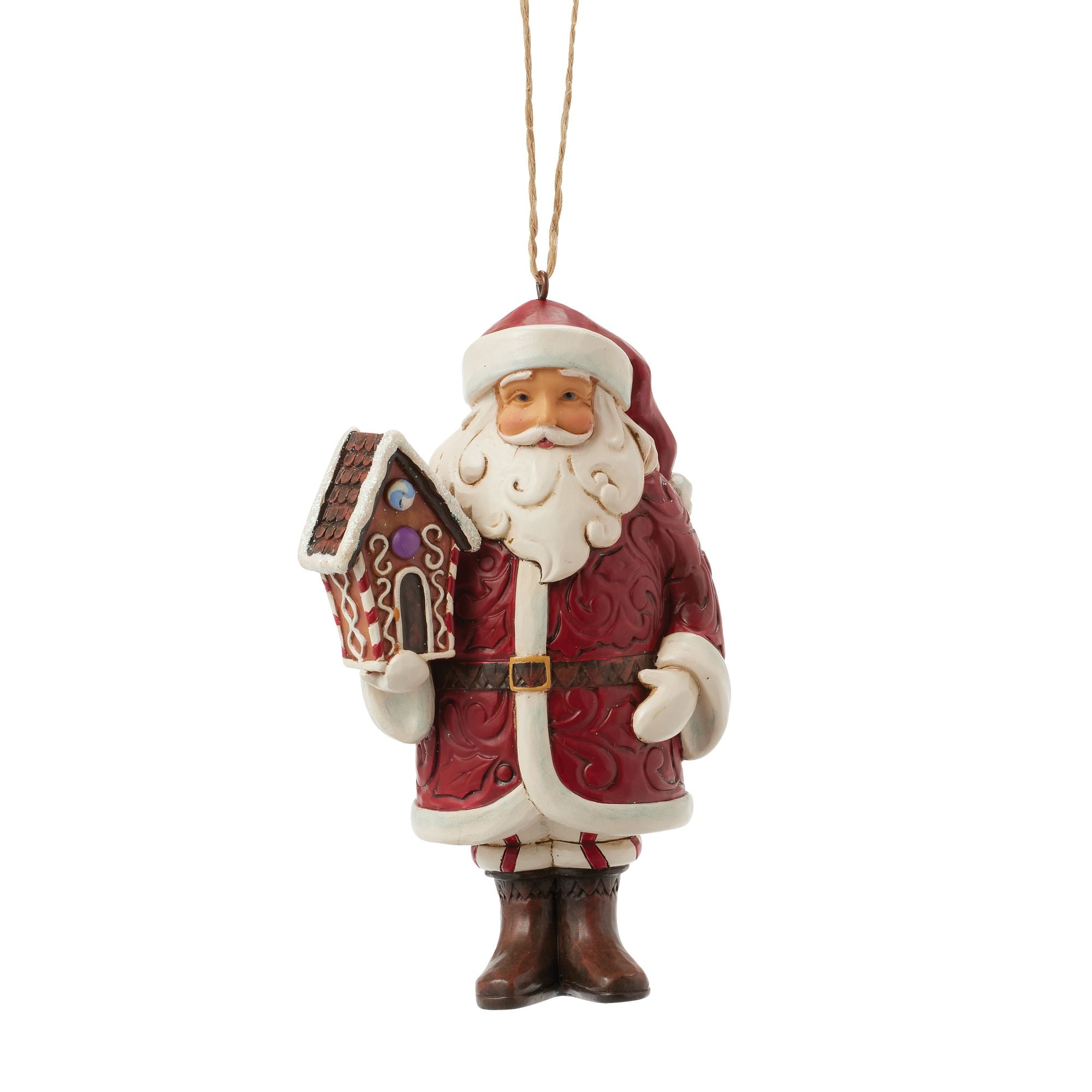 Gingerbread Santa Ornament – Jim Shore