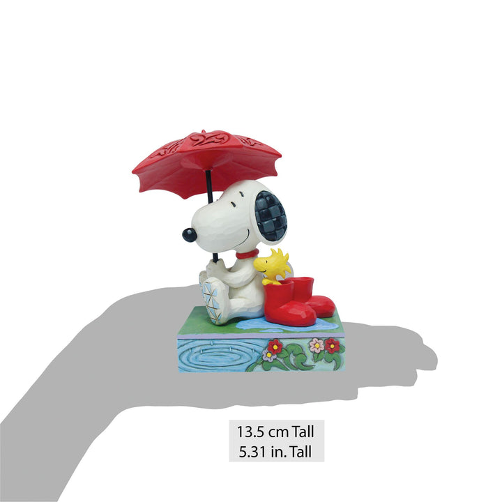 Snoopy Holding Umbrella