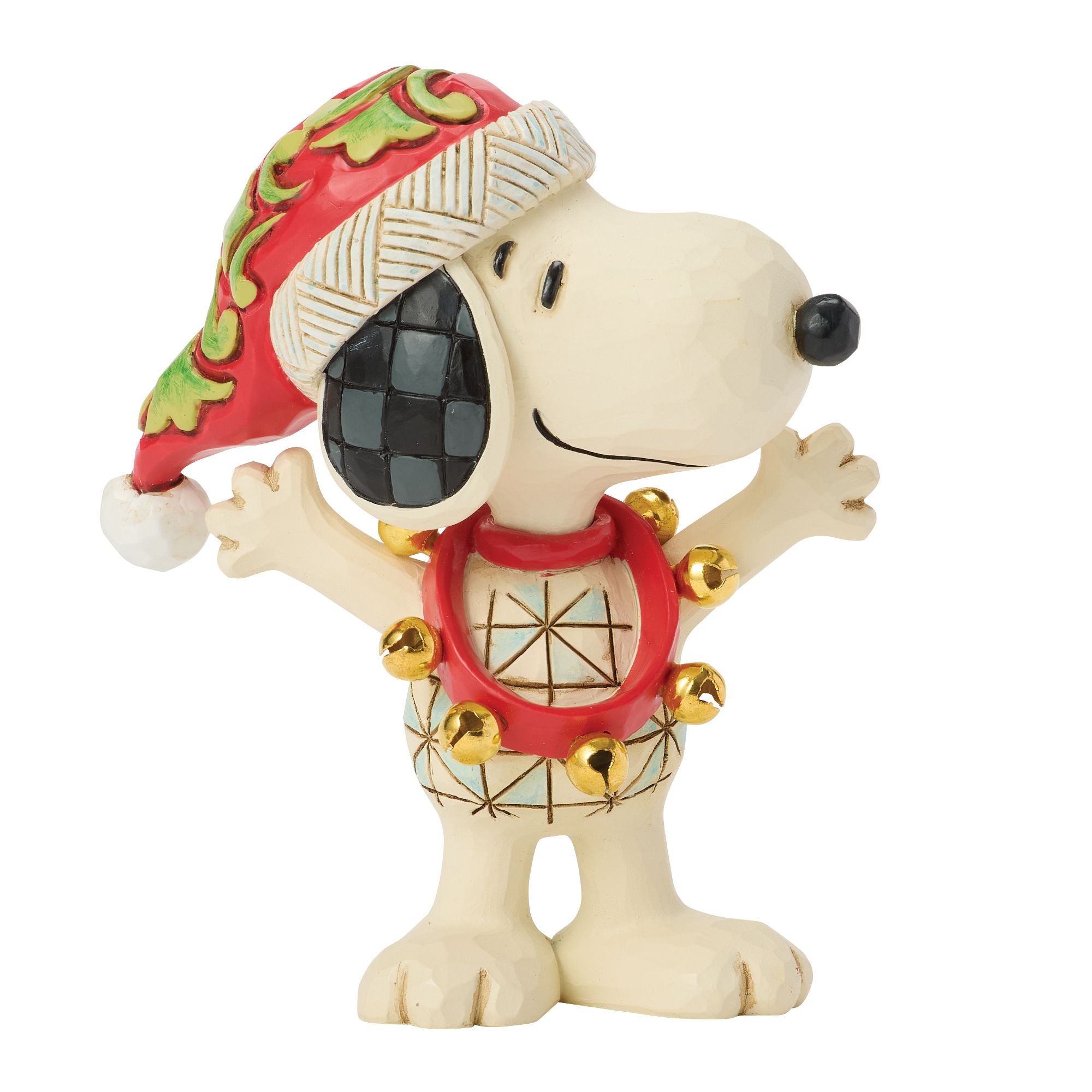 ピーナッツ　スヌーピー JIMSHORE 「YOULIFTMEUP」 Snoopy with Bells Mini – Jim Shore