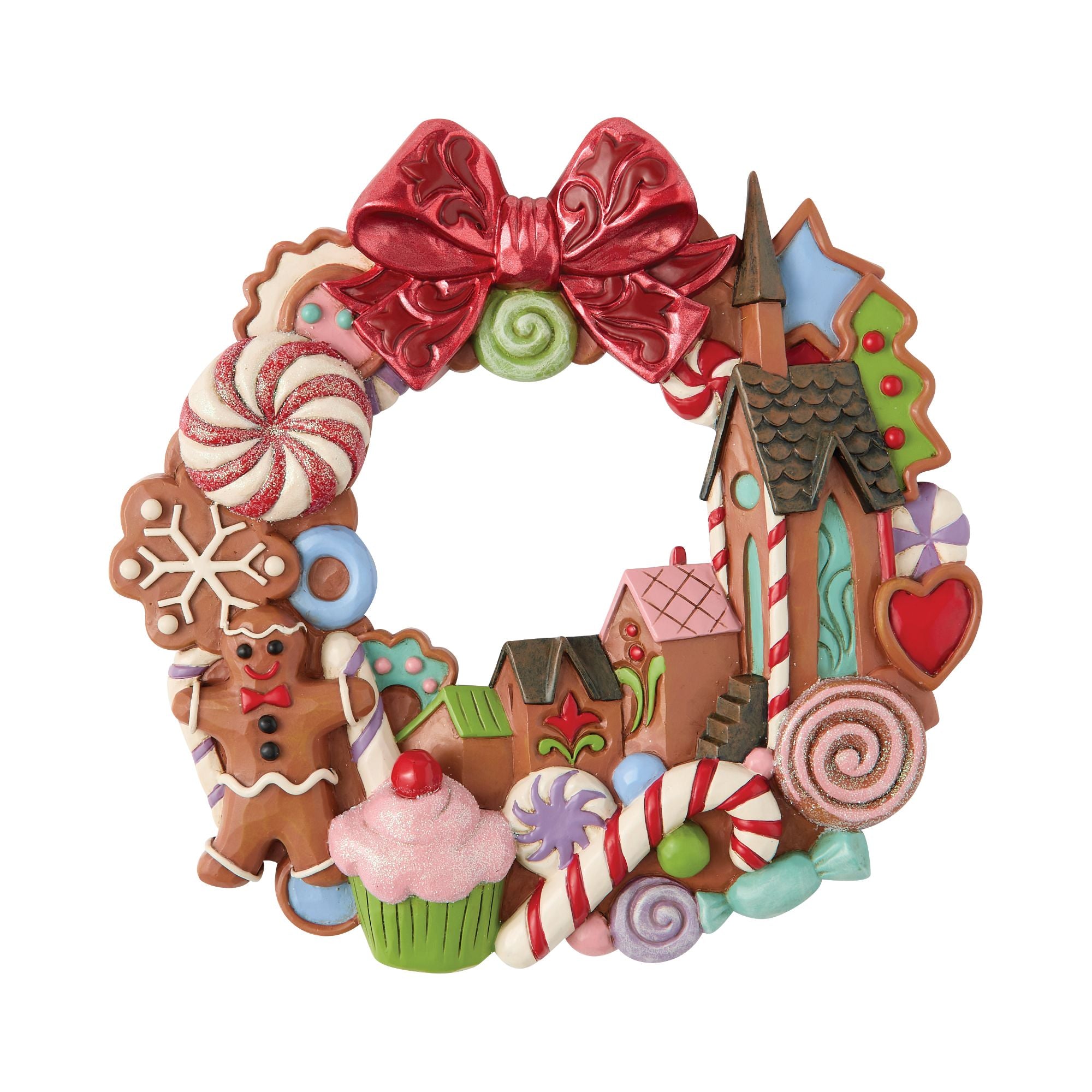 Gingerbread Wall Wreath – Jim Shore