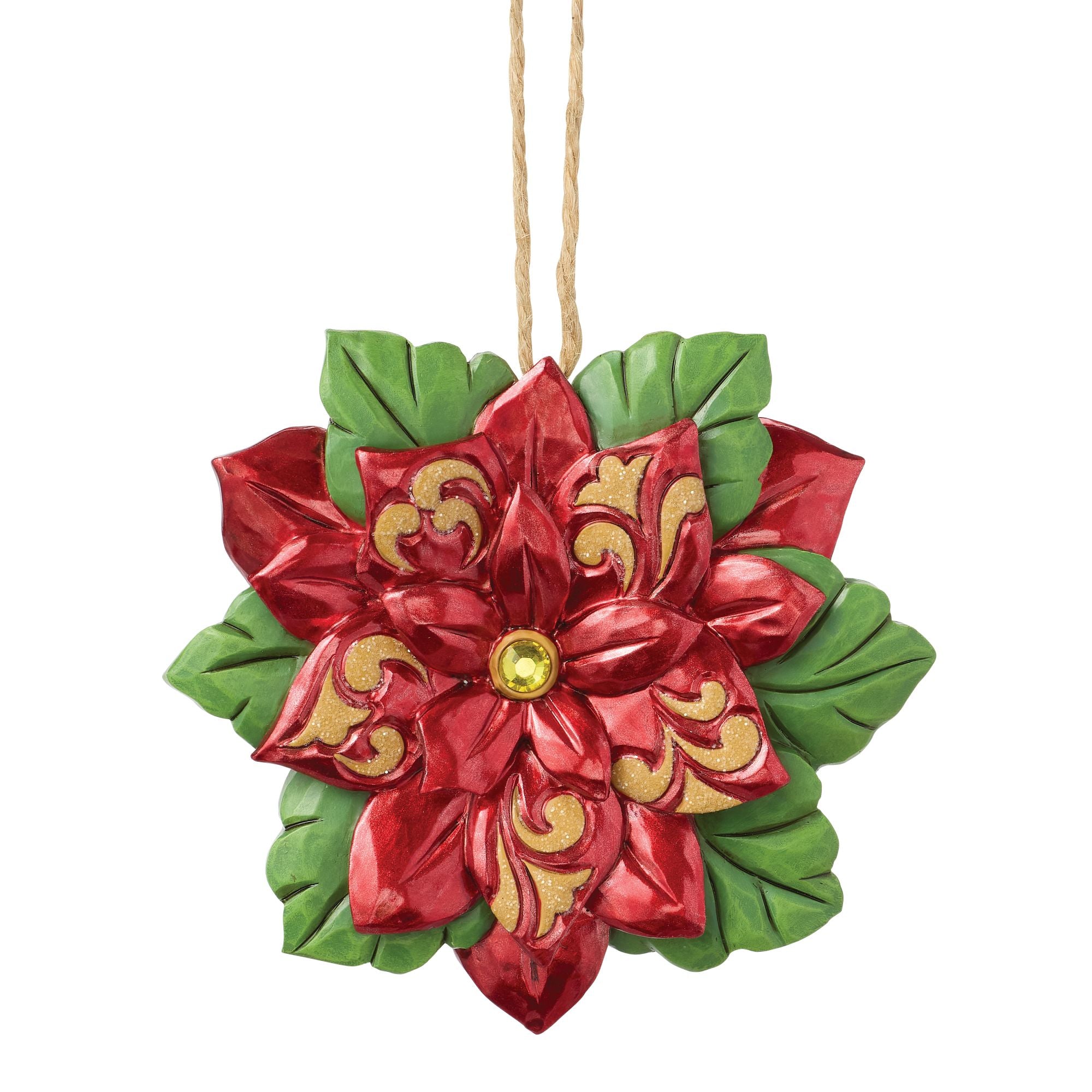 Legends of Poinsettia Orn – Jim Shore