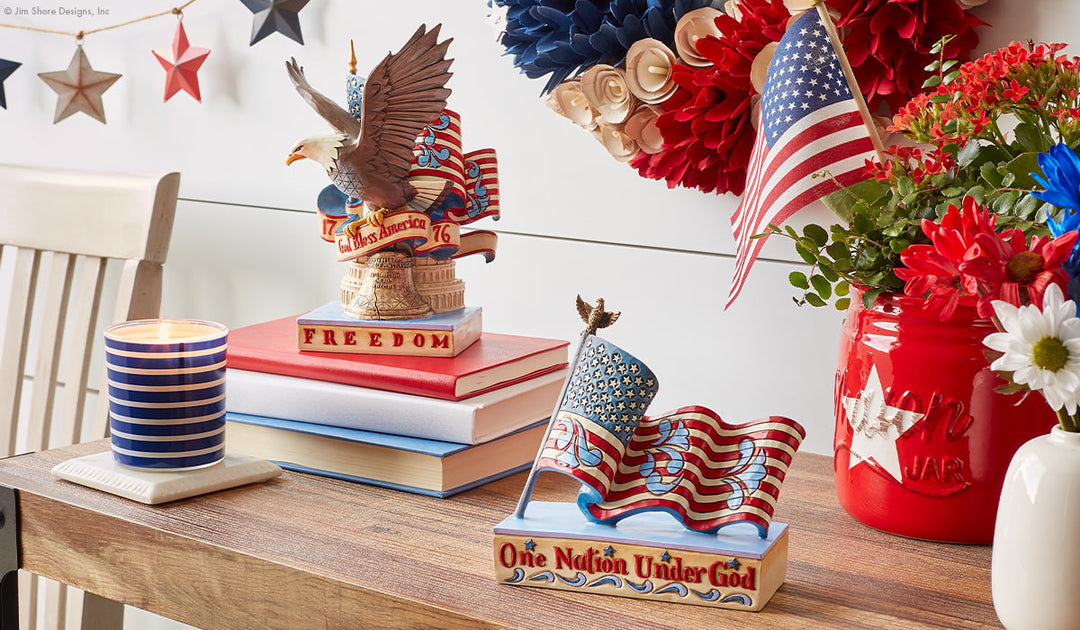 Jim Shore Patriotic statue