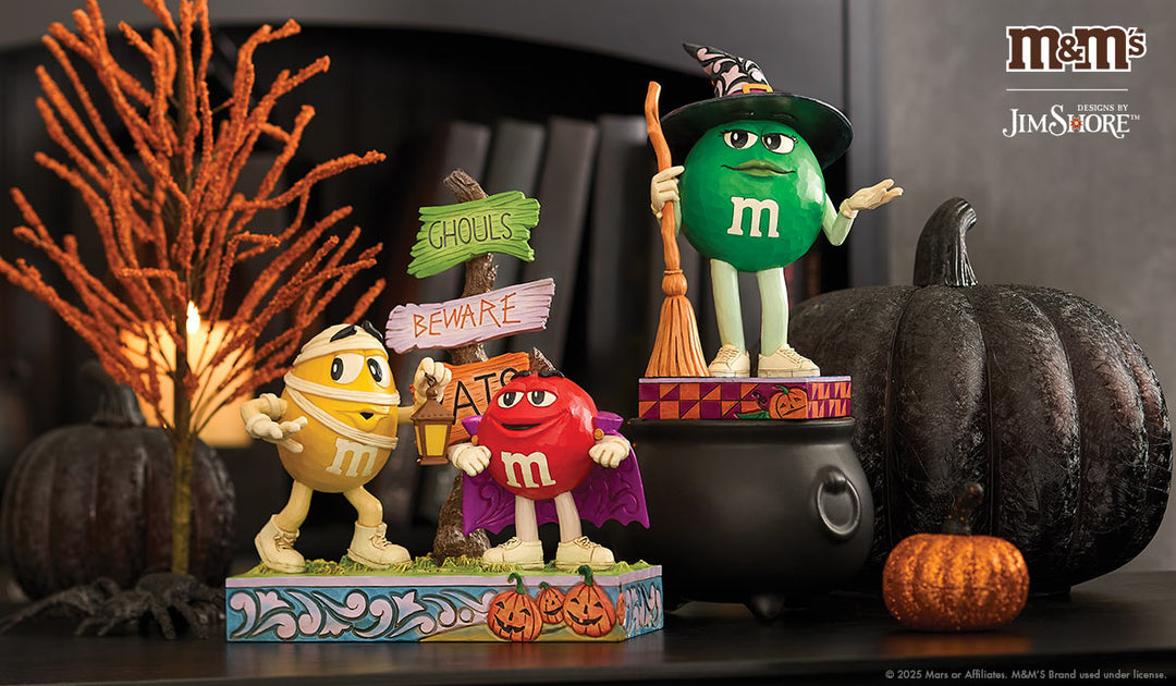 Jim Shore's M&M's figurines