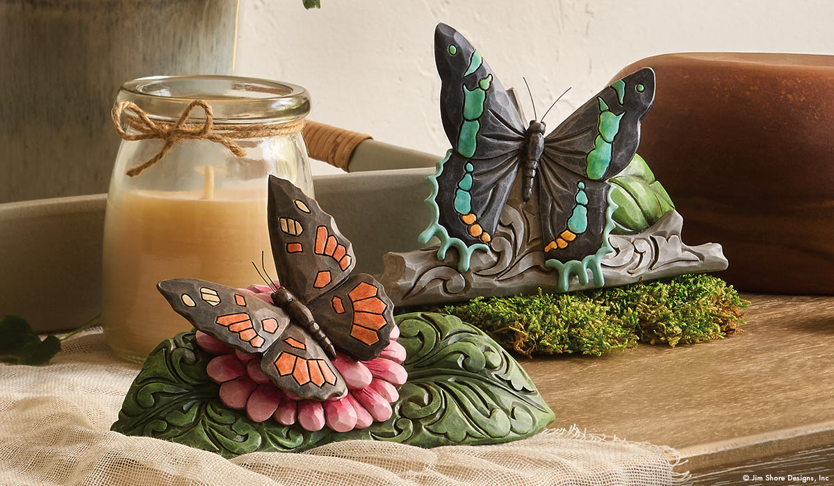Jim Shore's Butterfly figurines