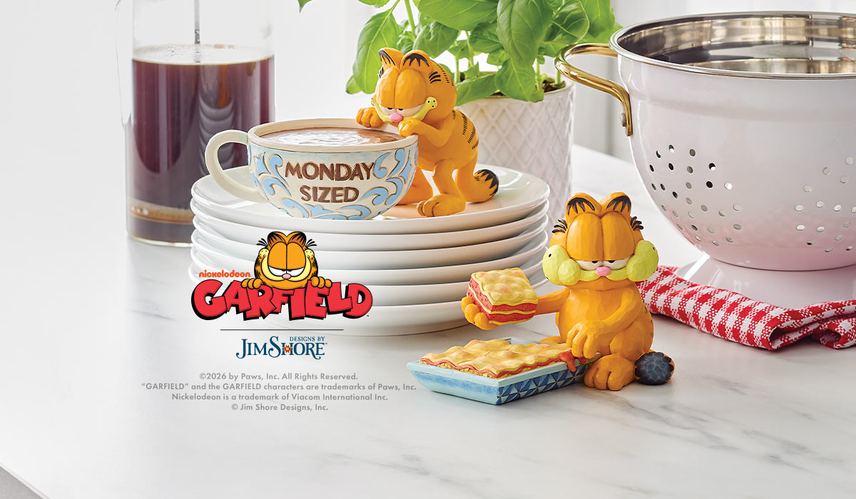 Jim Shore's Garfield figurines