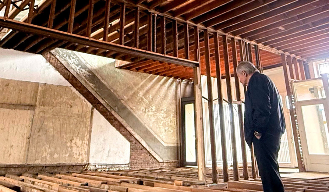 Jim Shore standing in a building