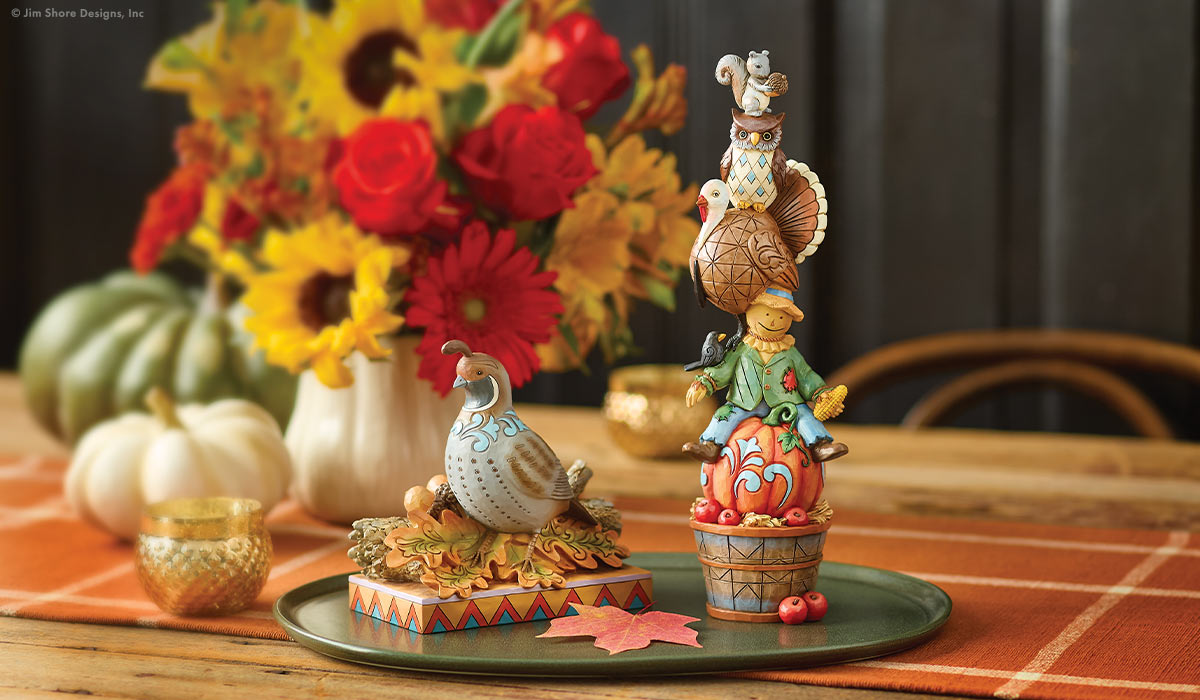Jim Shore's Fall figurines
