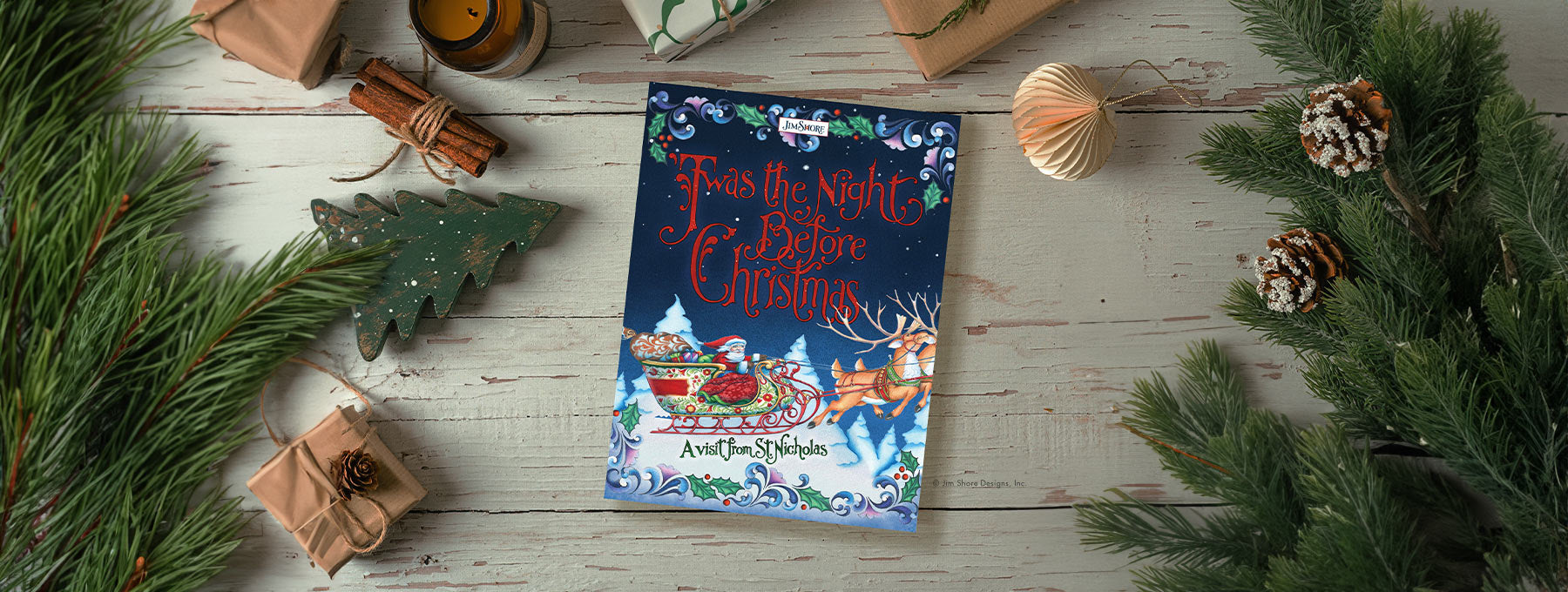 Jim Shore Twas the Night Before Christmas book