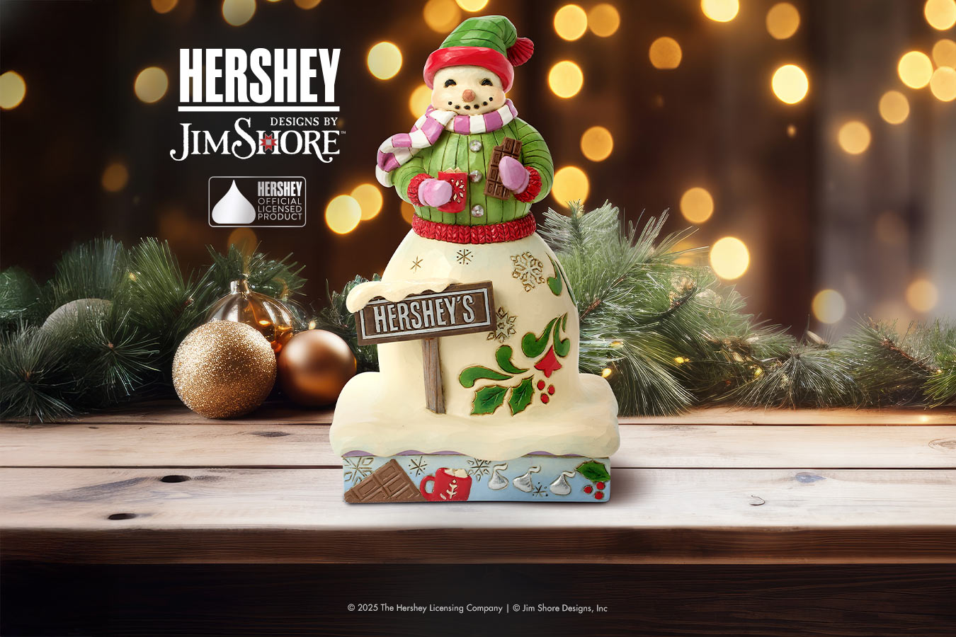 Jim Shore Hershey Snowman figurine
