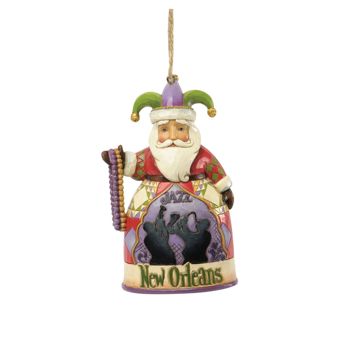 New Orleans Santa Ornament