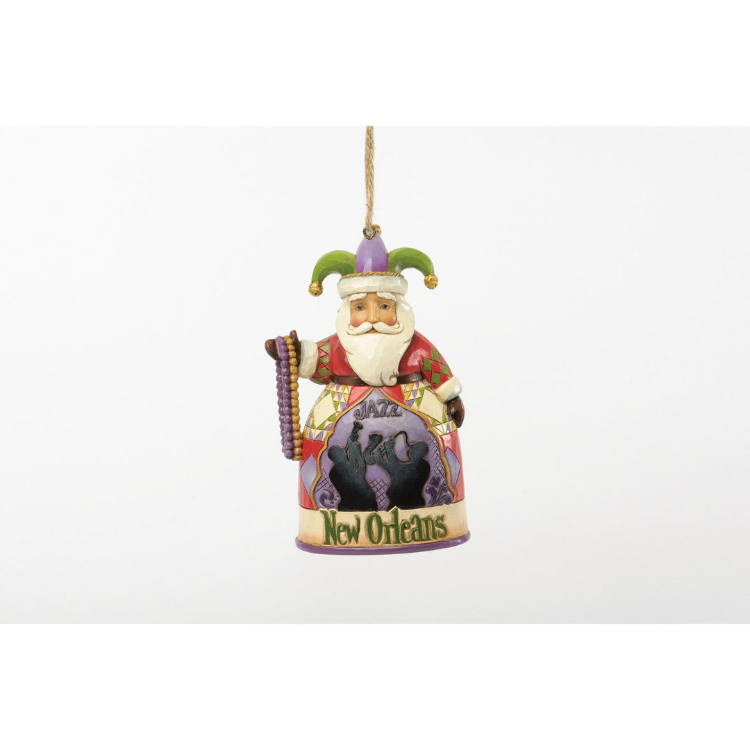 New Orleans Santa Ornament