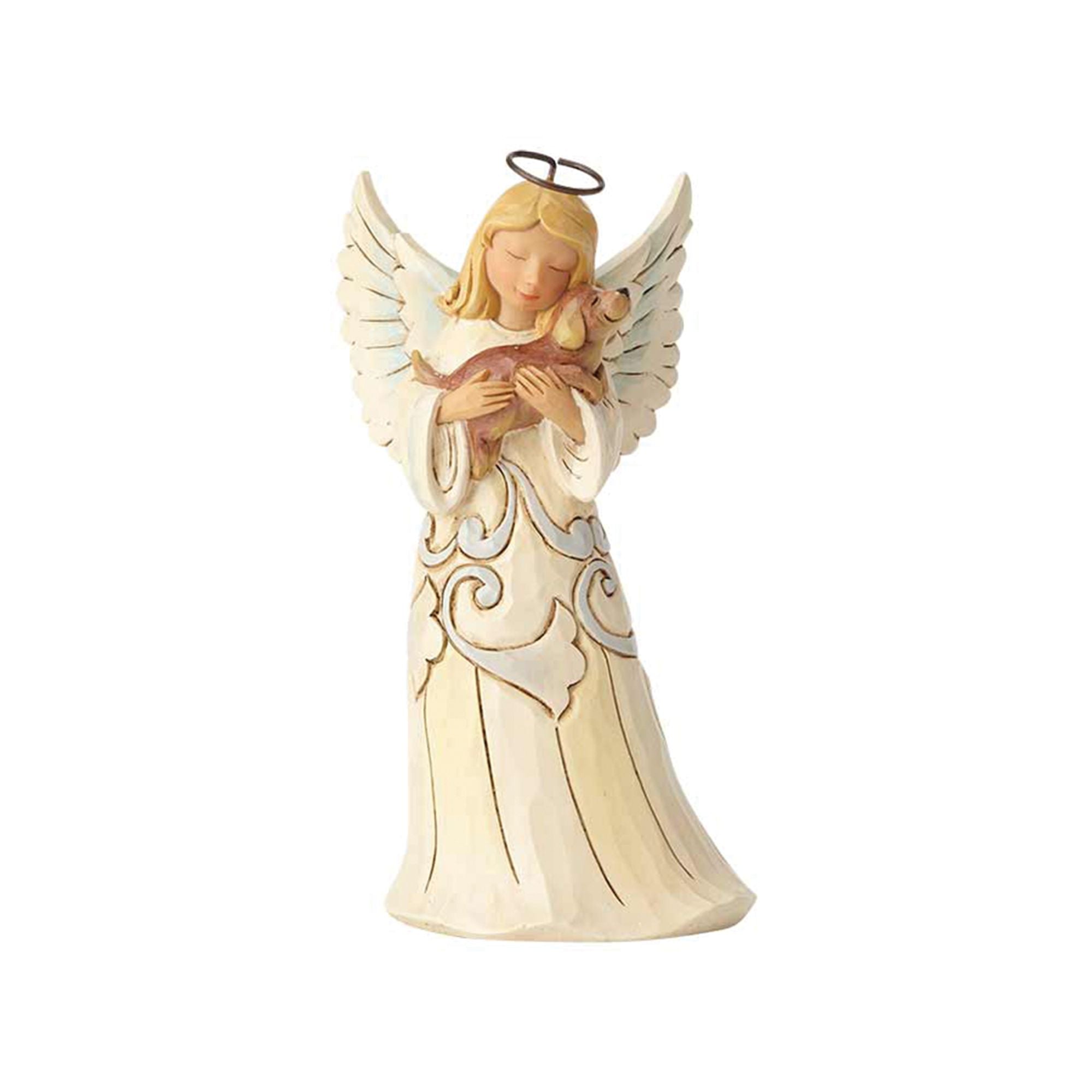 Sale❗️Jim Shore★Faithful Friend(Dog) Pint Sized Angel with Dog – Jim Shore