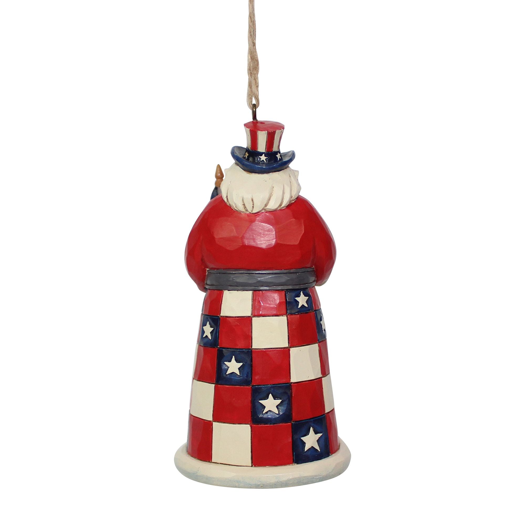American Santa Ornament – Jim Shore