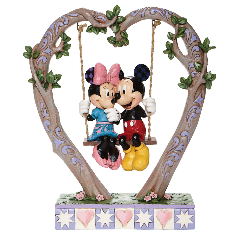 Mickey & Minnie on Swing – Jim Shore