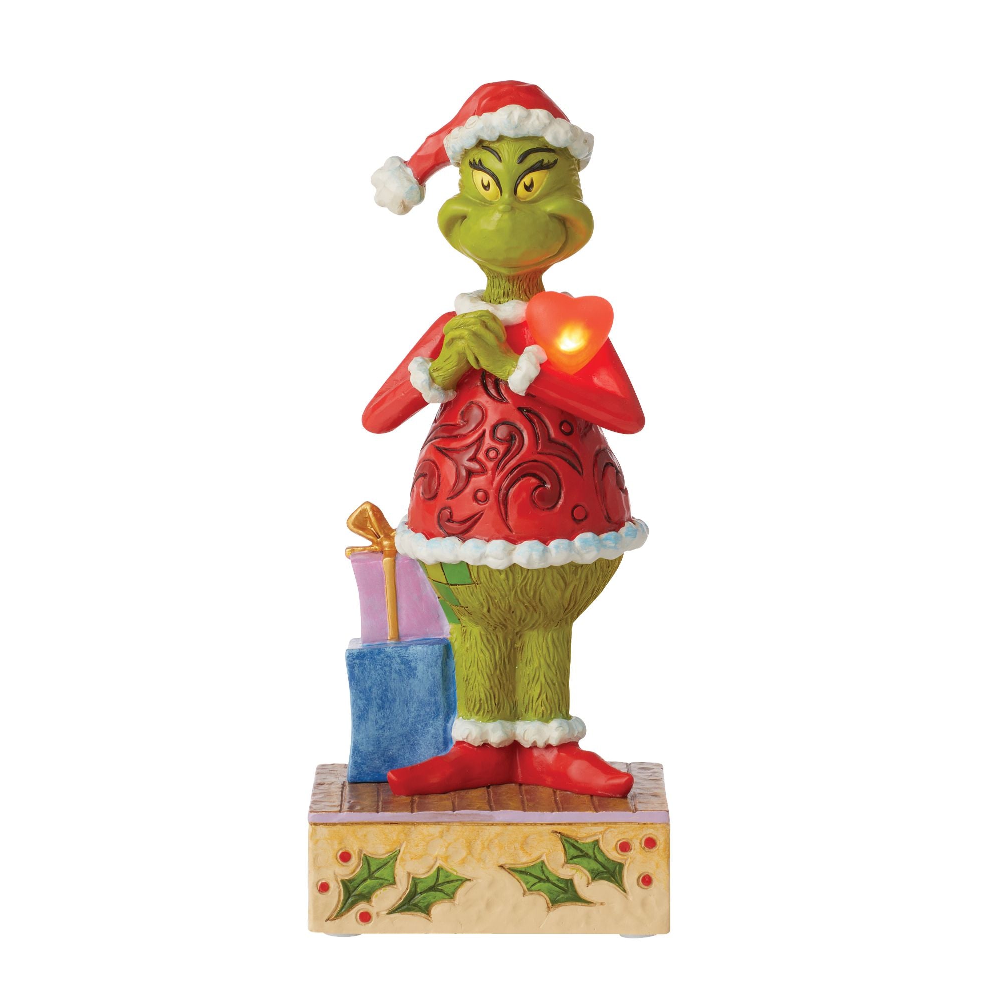 新品　Jim Shore ジムショア　グリンチ フィギュア クリスマス Grinch with Large Red Heart – Jim Shore
