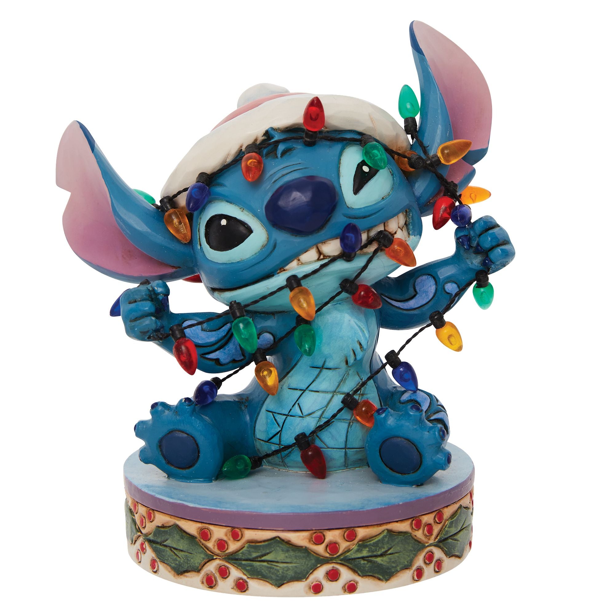 Stitch Wrapped in Christmas Li – Jim Shore