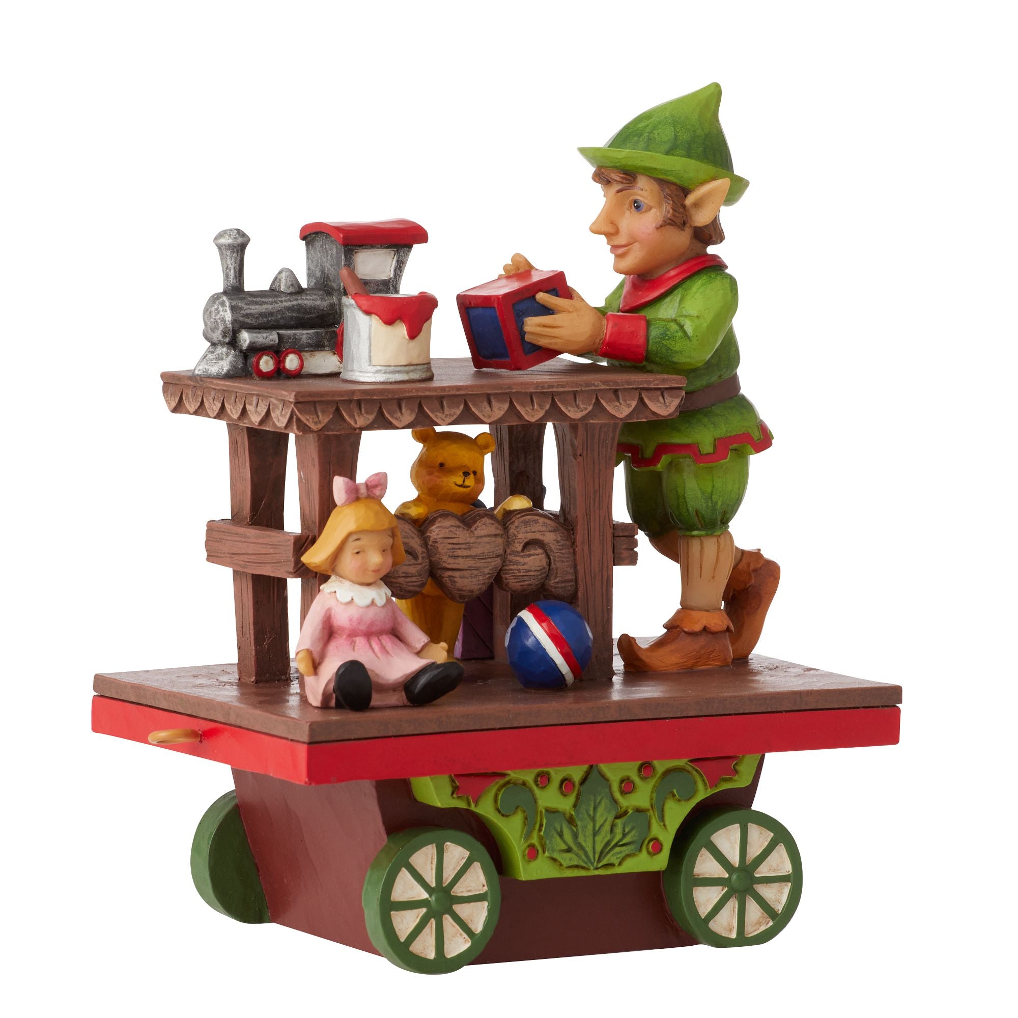 Elf with Toys Train Car – Jim Shore