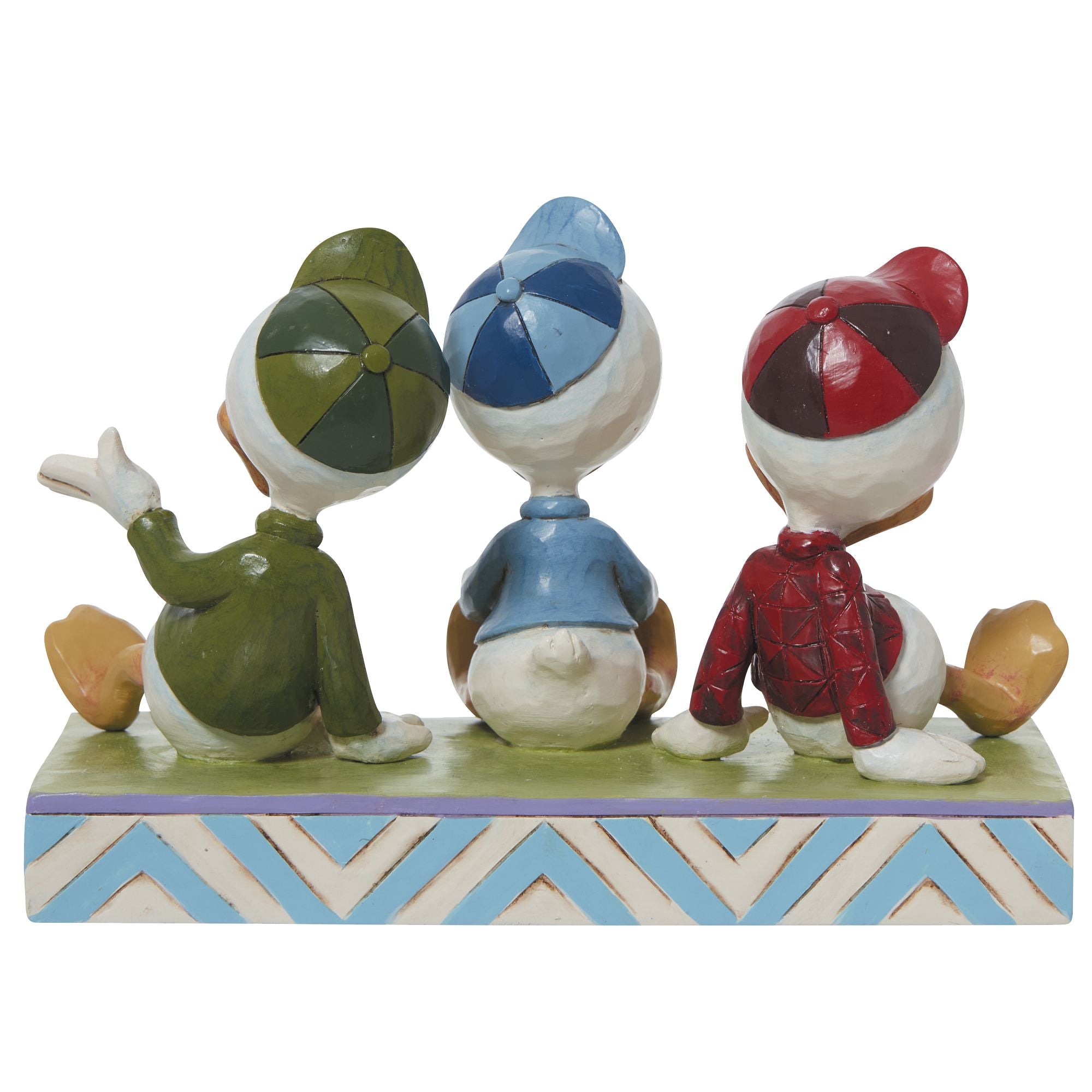 小*子様 DENIMDUNGAREE HUEY.DEWEY.LOUIE ステンシ Huey Dewey & Louie Sitting Figurine by Enesco LLC | Sideshow