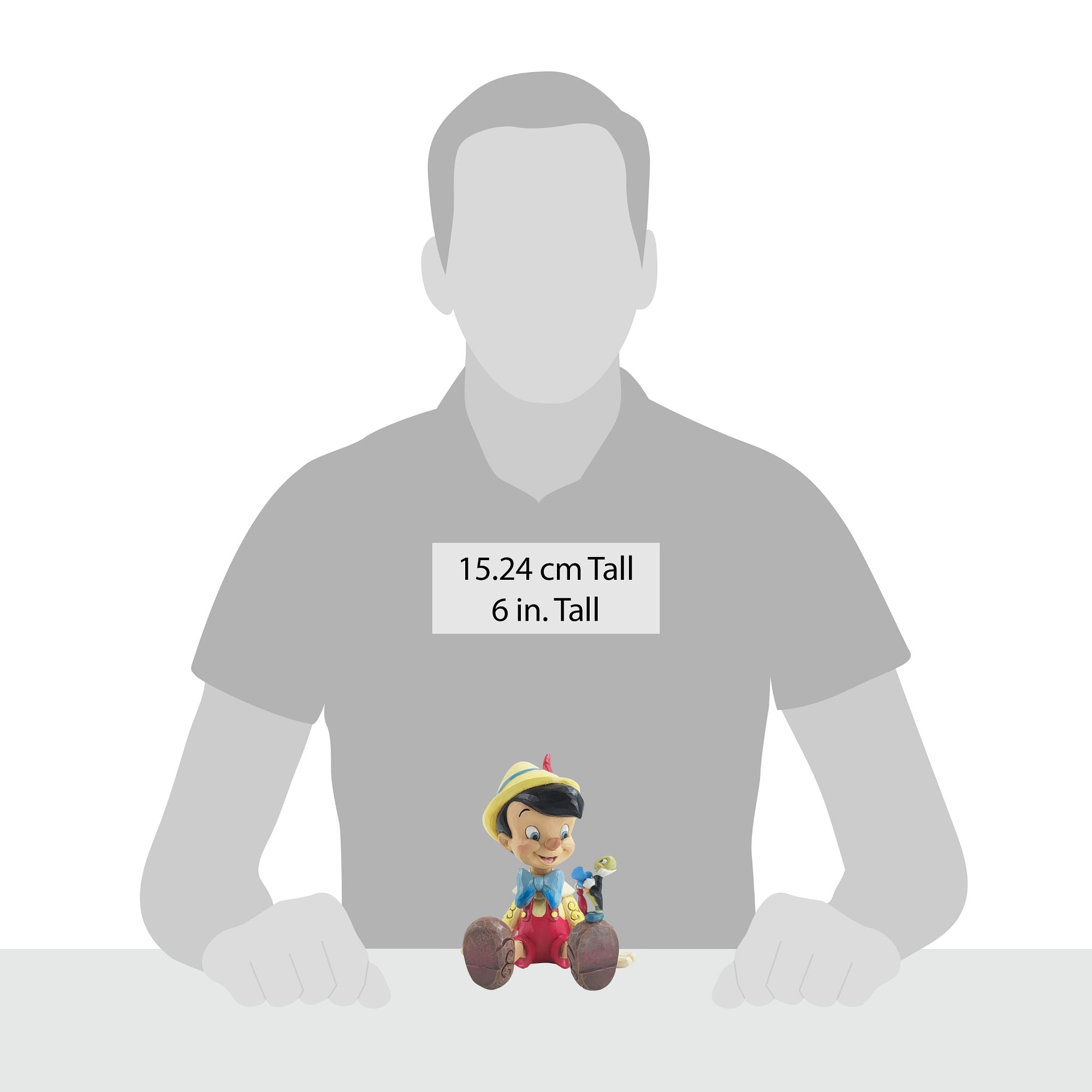 Pinocchio & Jiminy Sitting – Jim Shore