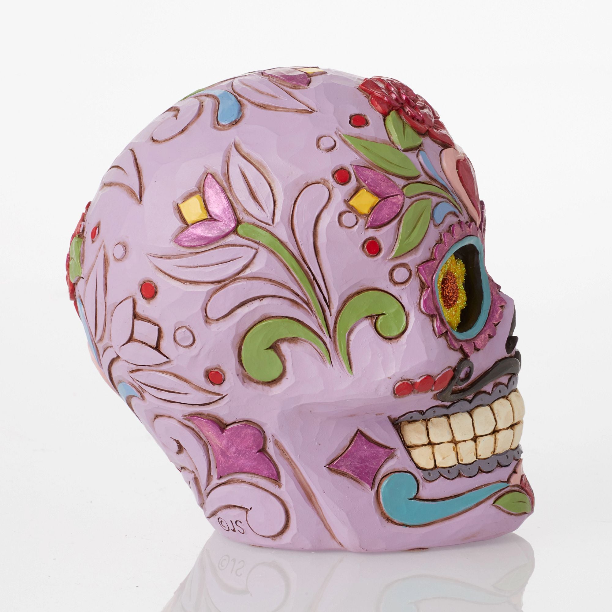 Day of the Dead Purple Skull – Jim Shore