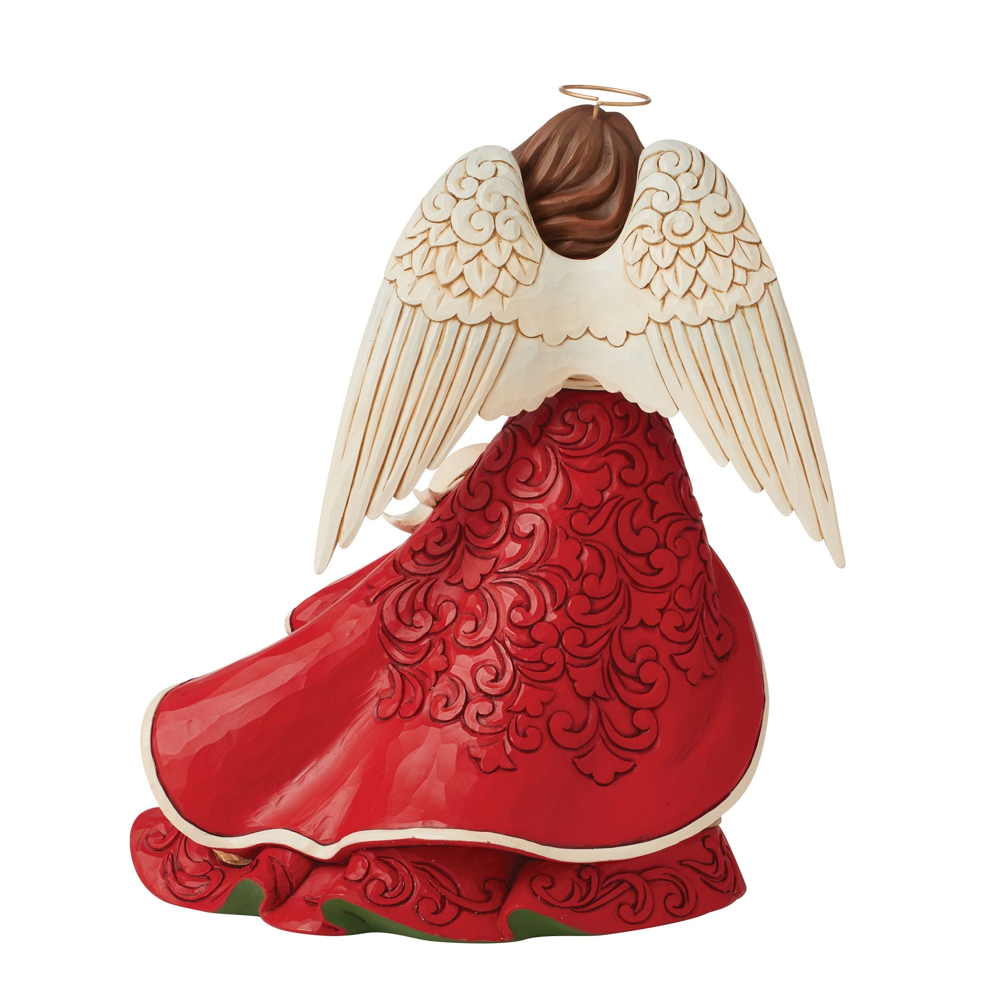 Red Christmas Angel Figurine – Jim Shore