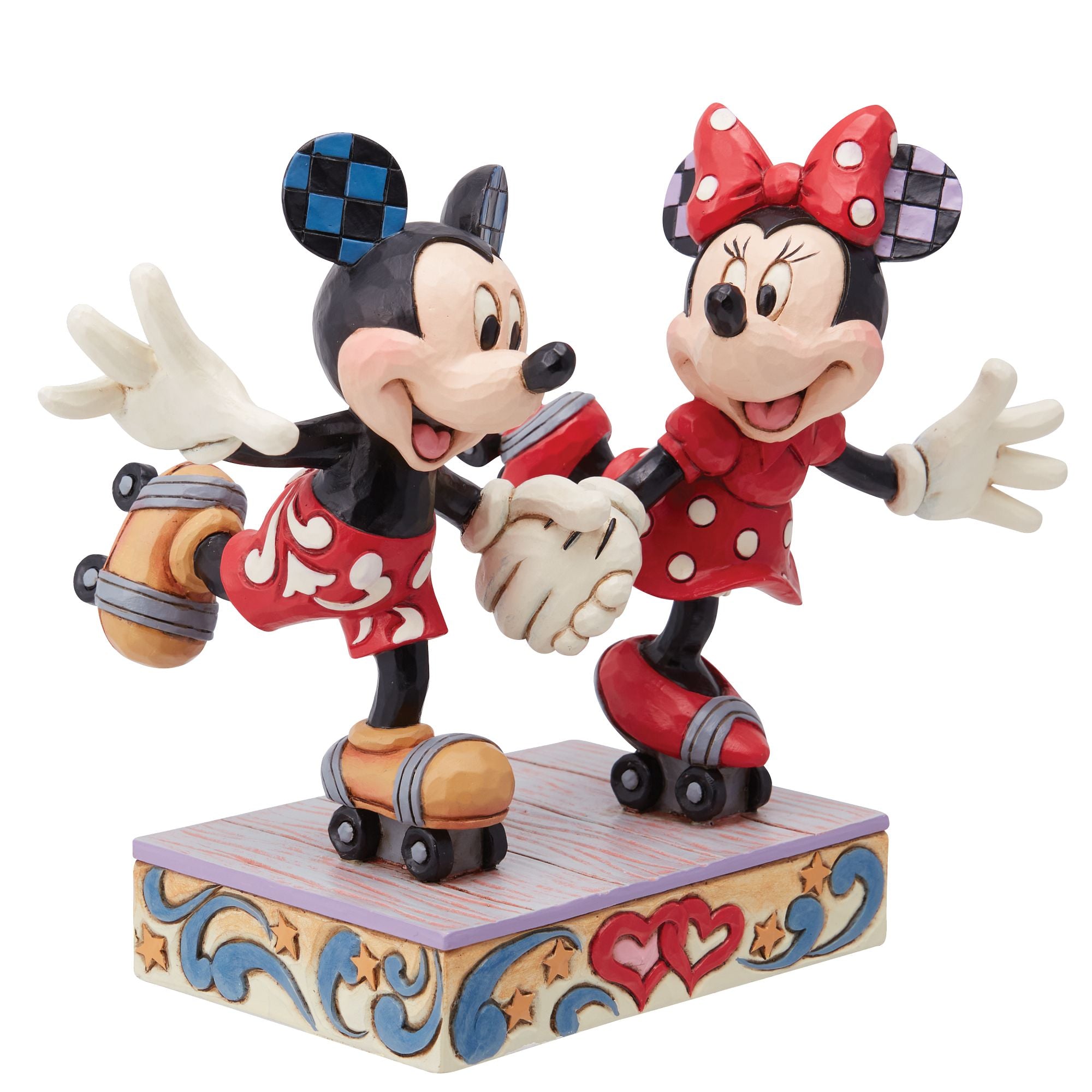 Mickey & Minnie Roller Skating – Jim Shore