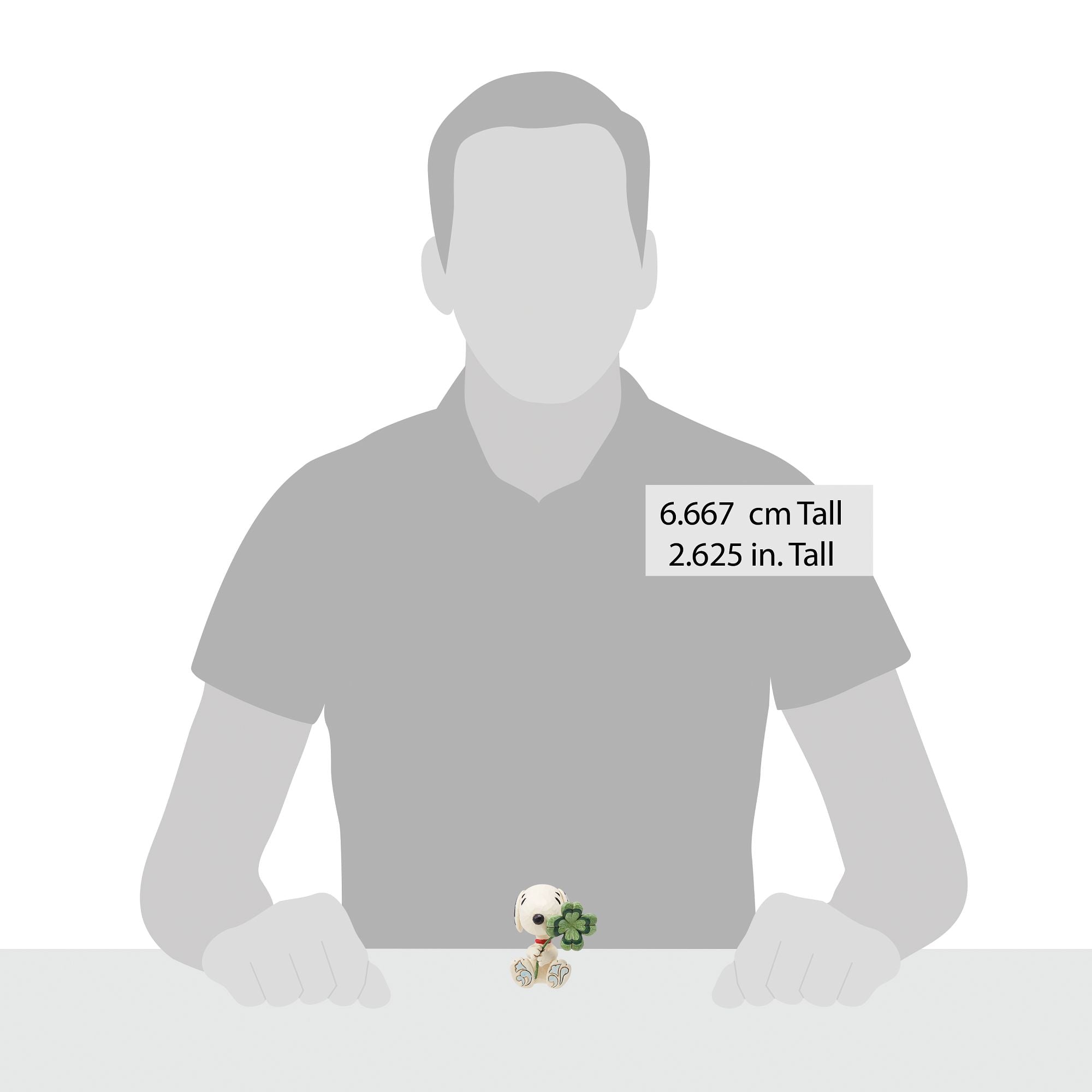 Snoopy with Clover Mini – Jim Shore