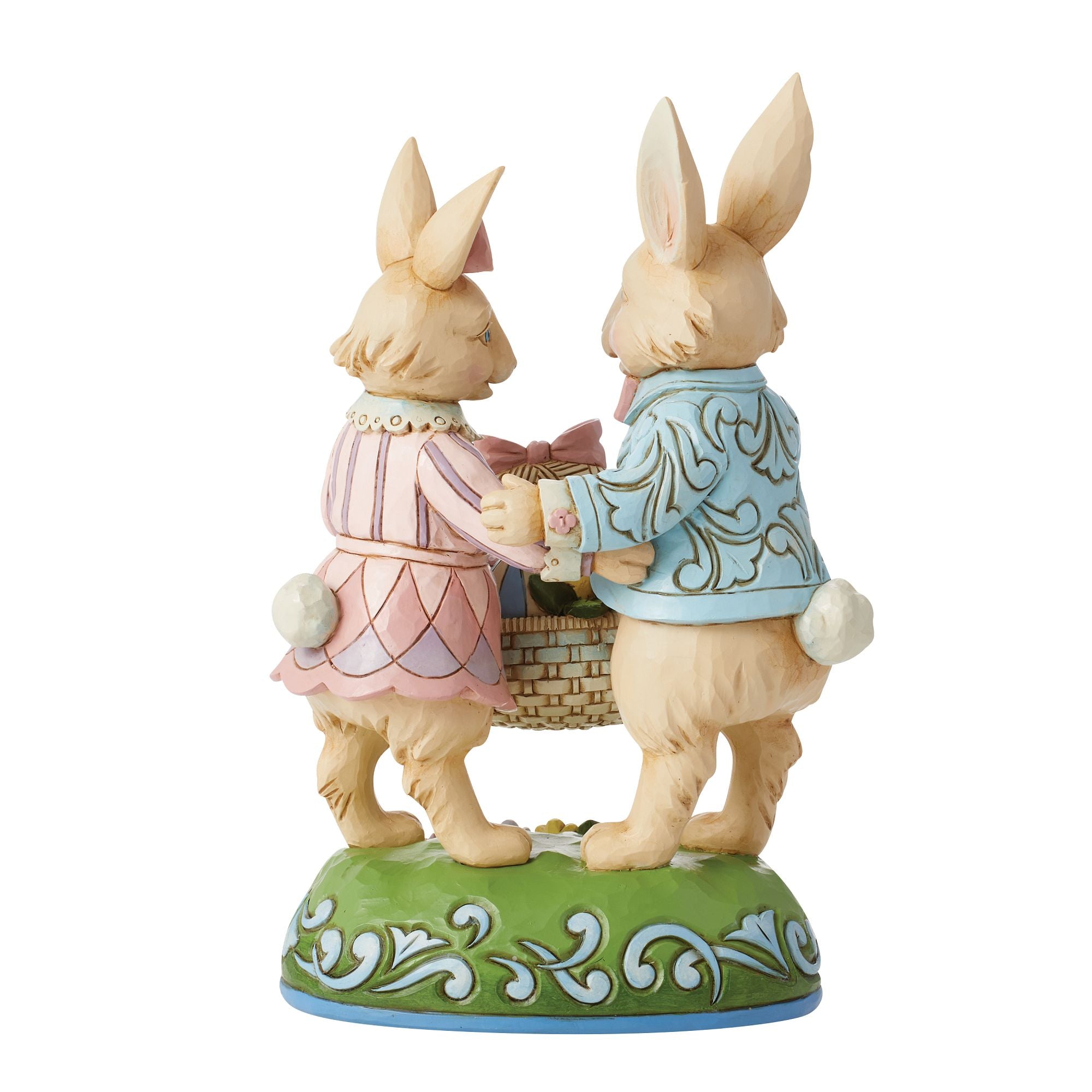 Bunny Couple with Basket Fig – Jim Shore