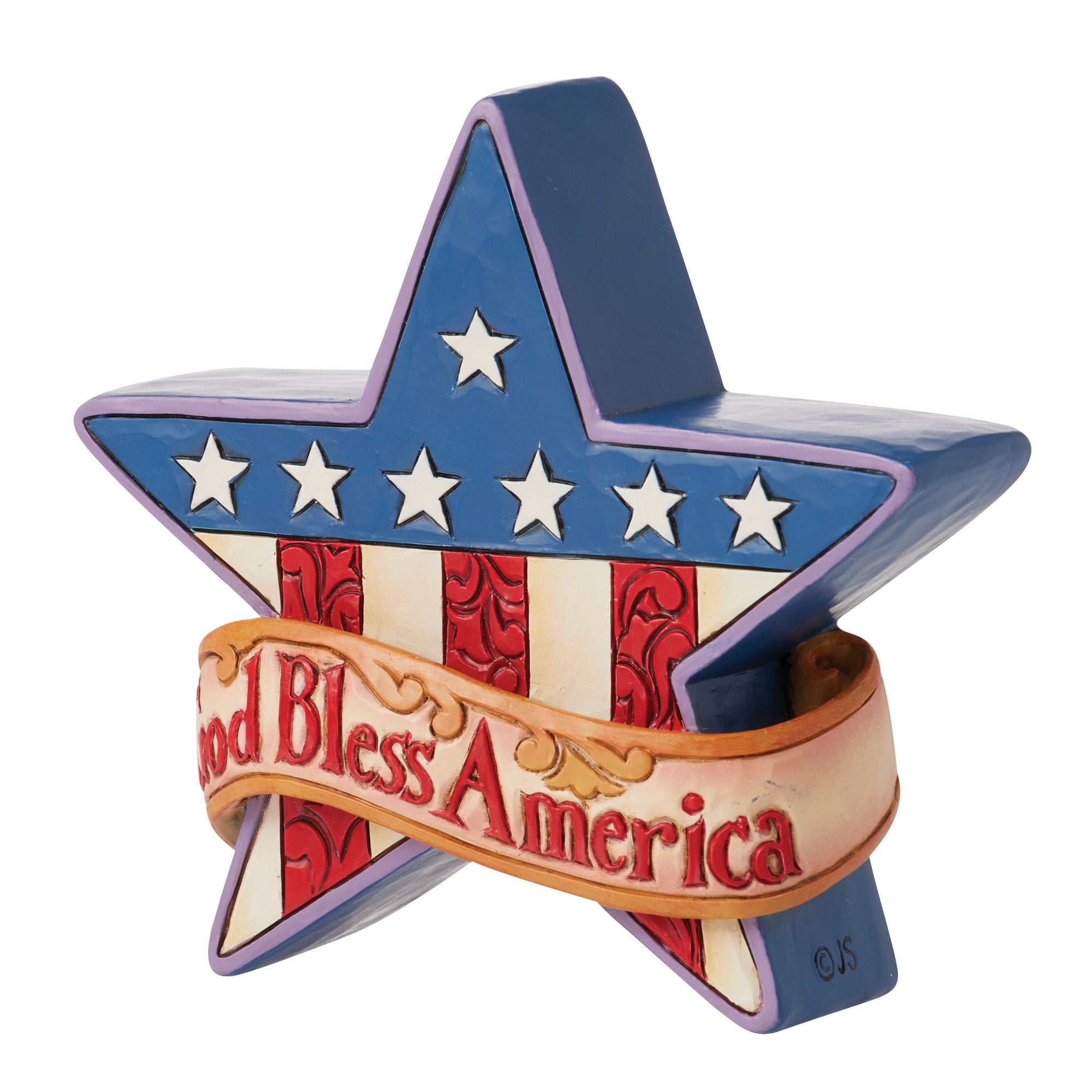 Mini Patriotic Star Figurine – Jim Shore