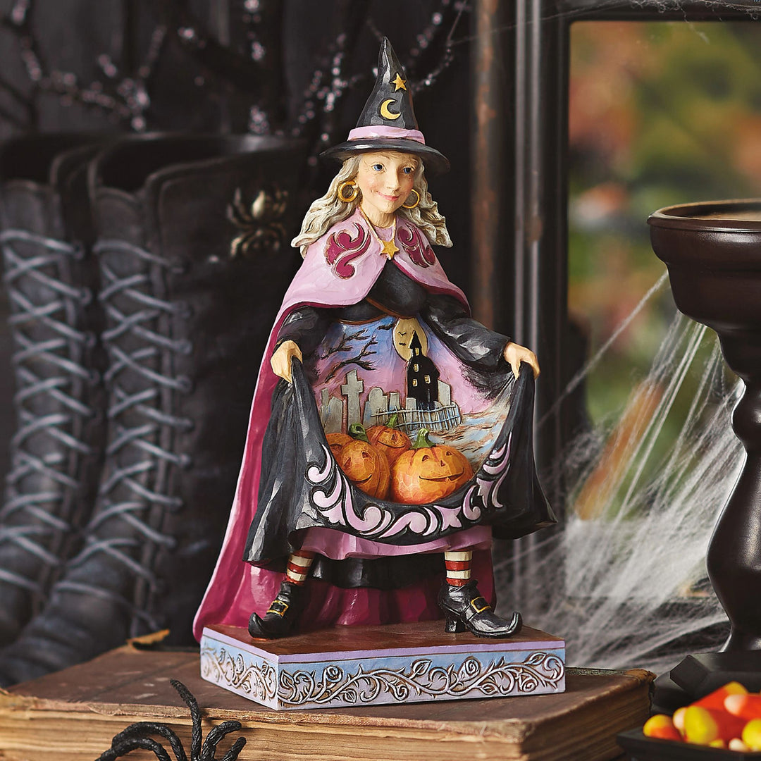 Witch with Pumpkins Skirt Fig