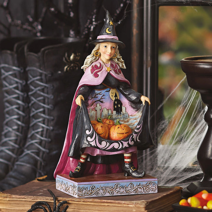 Witch with Pumpkins Skirt Fig