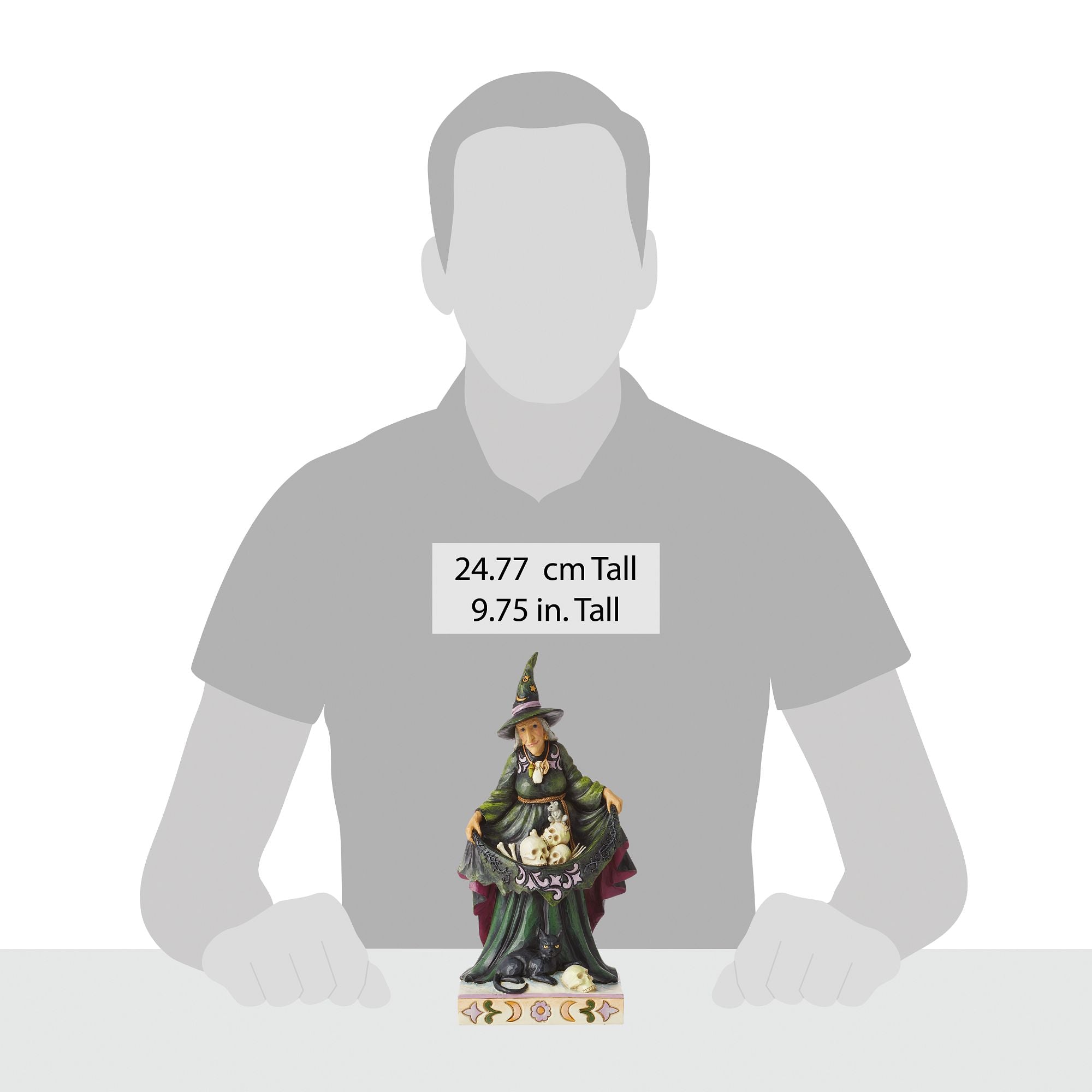 Scary Witch Skulls Skirt Fig – Jim Shore