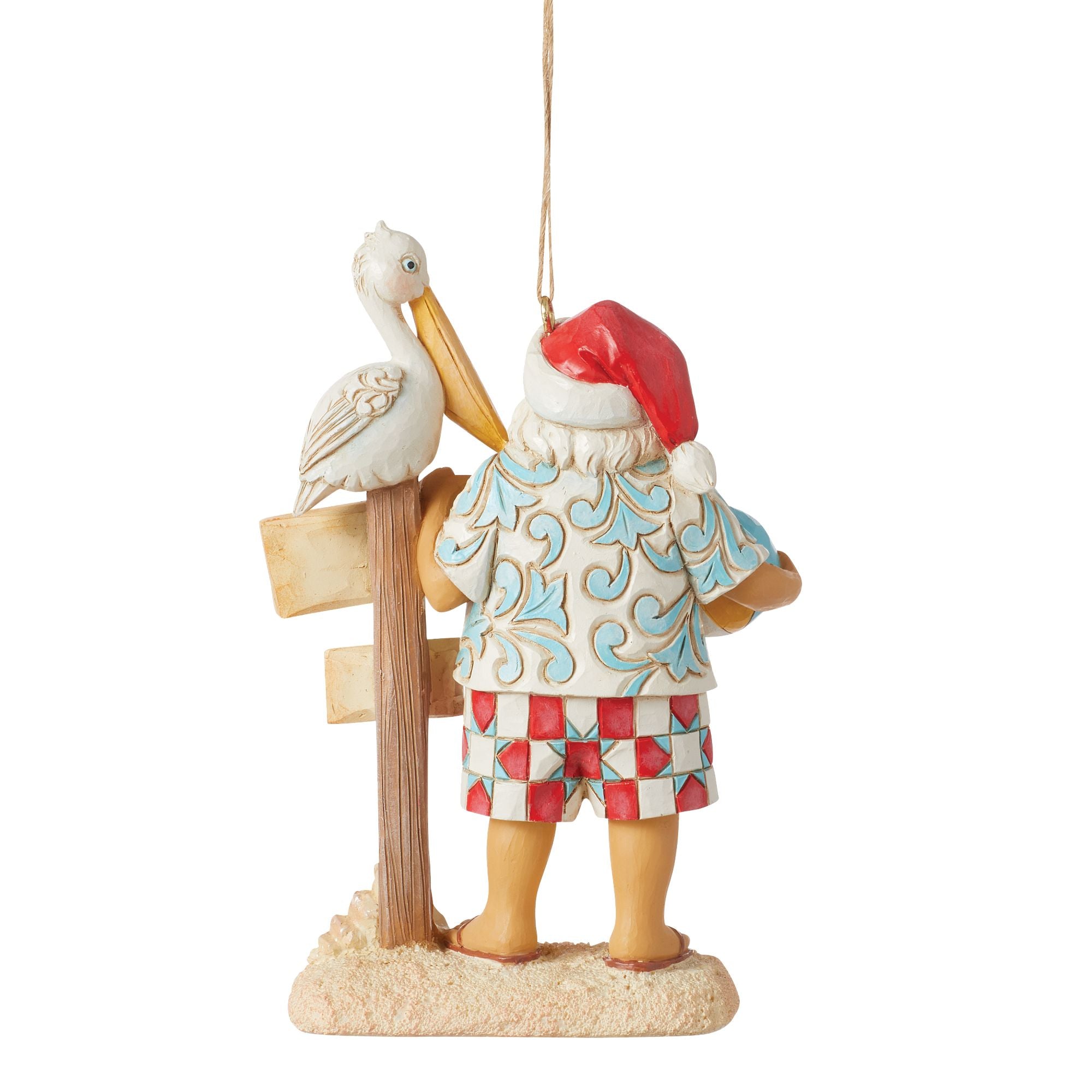Santa with Sign Ornament – Jim Shore