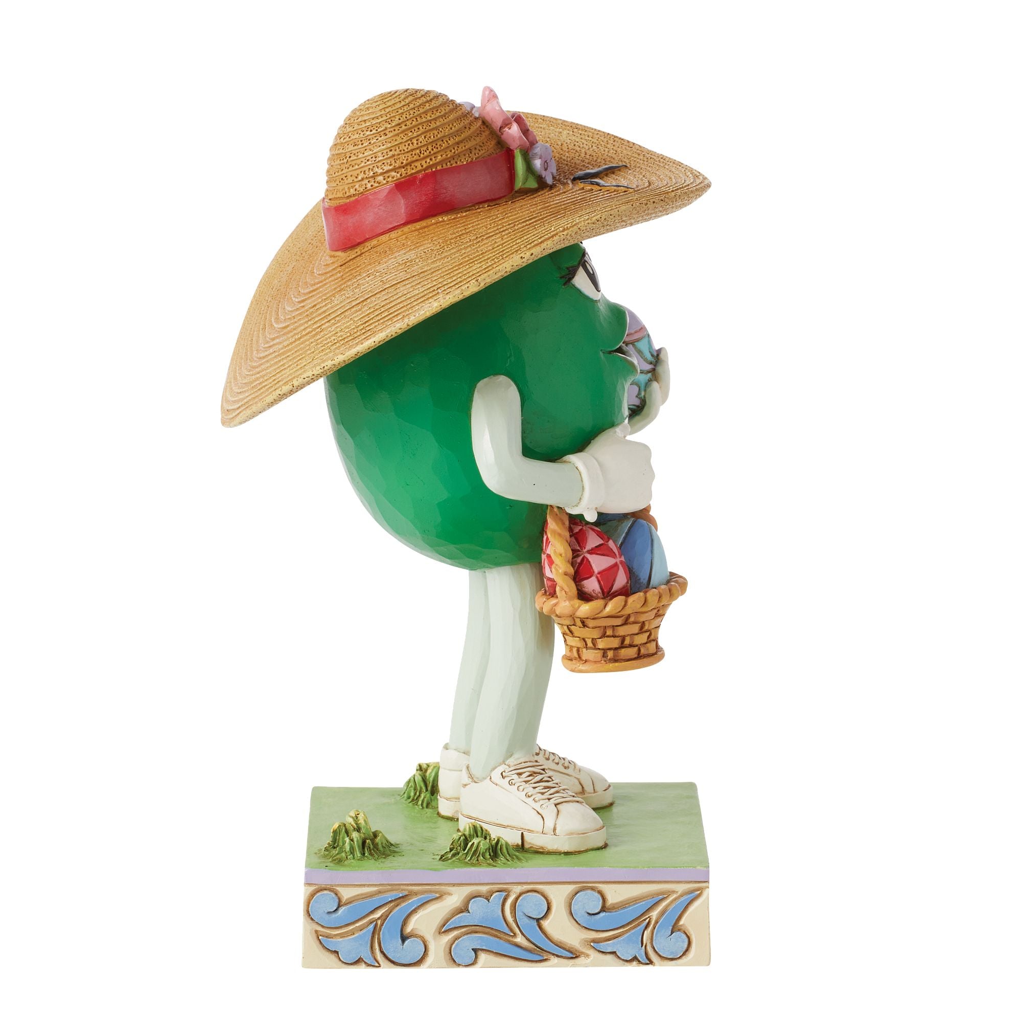 M&M'S Green Character w/Basket – Jim Shore